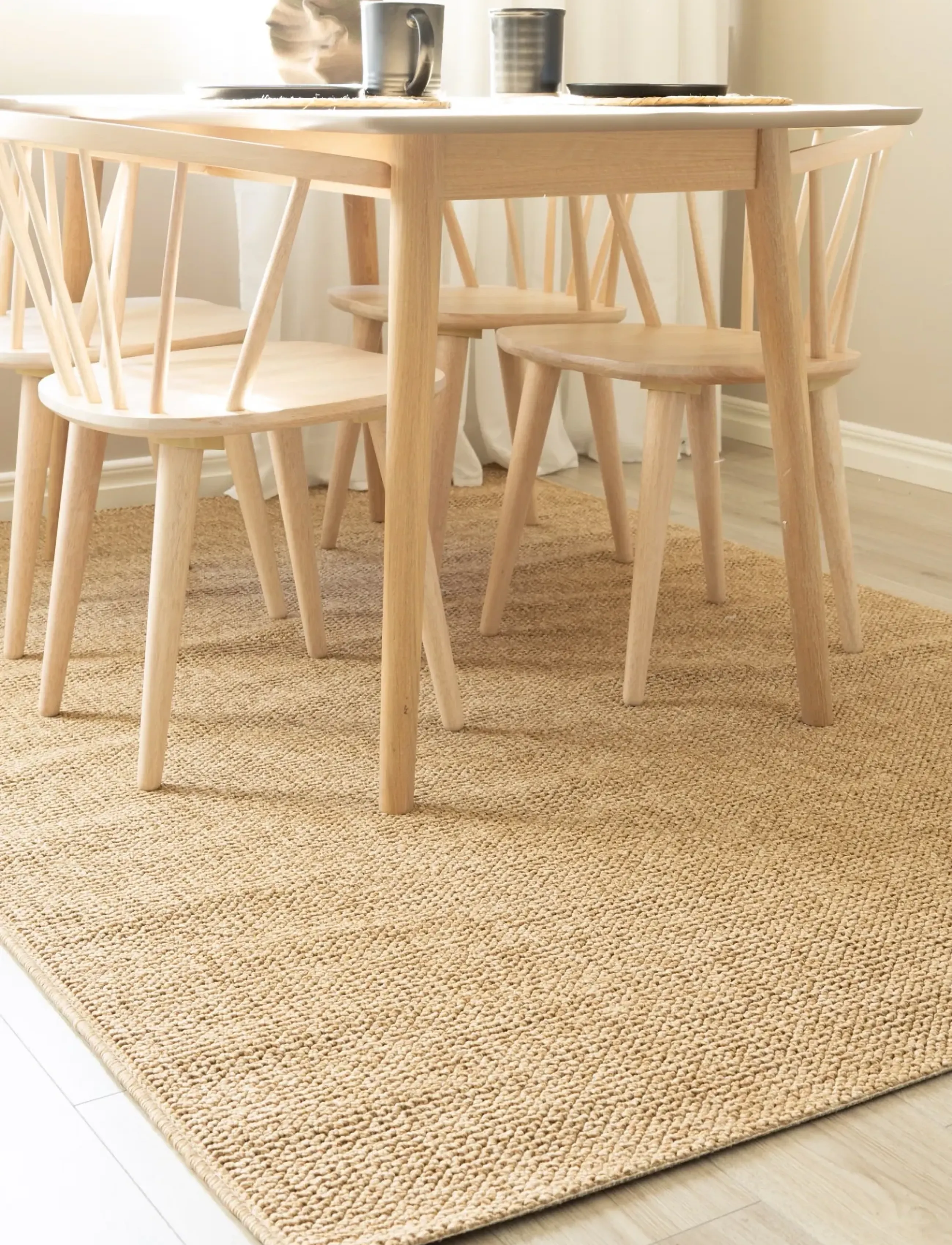 KM Home Capri Plain, 160X230 cm, Beige, Tæpper Og Gulvtæpper > Plastiktæpper, Unisex