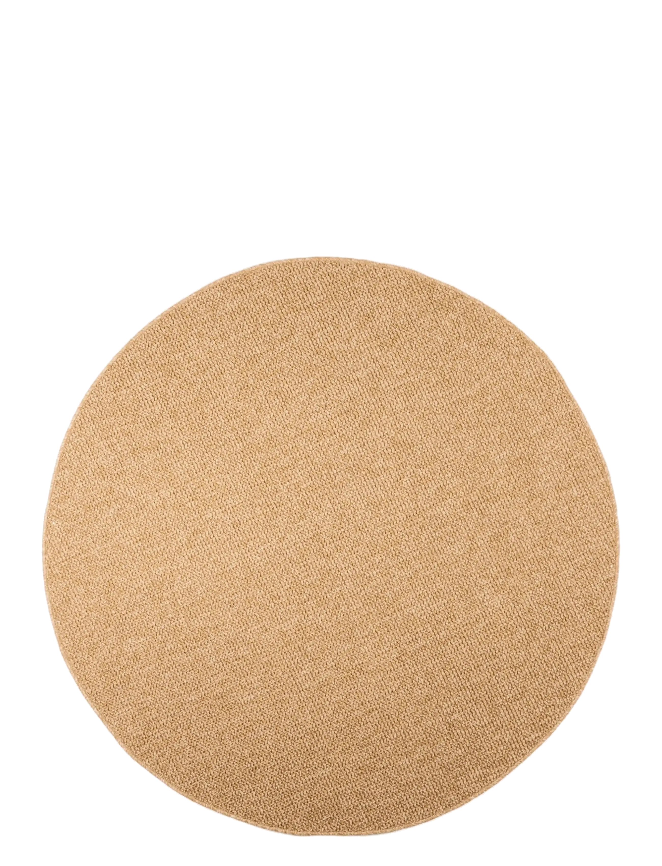 KM Home Capri Plain, Plastiktæppe, Beige, Str: 120X120CM