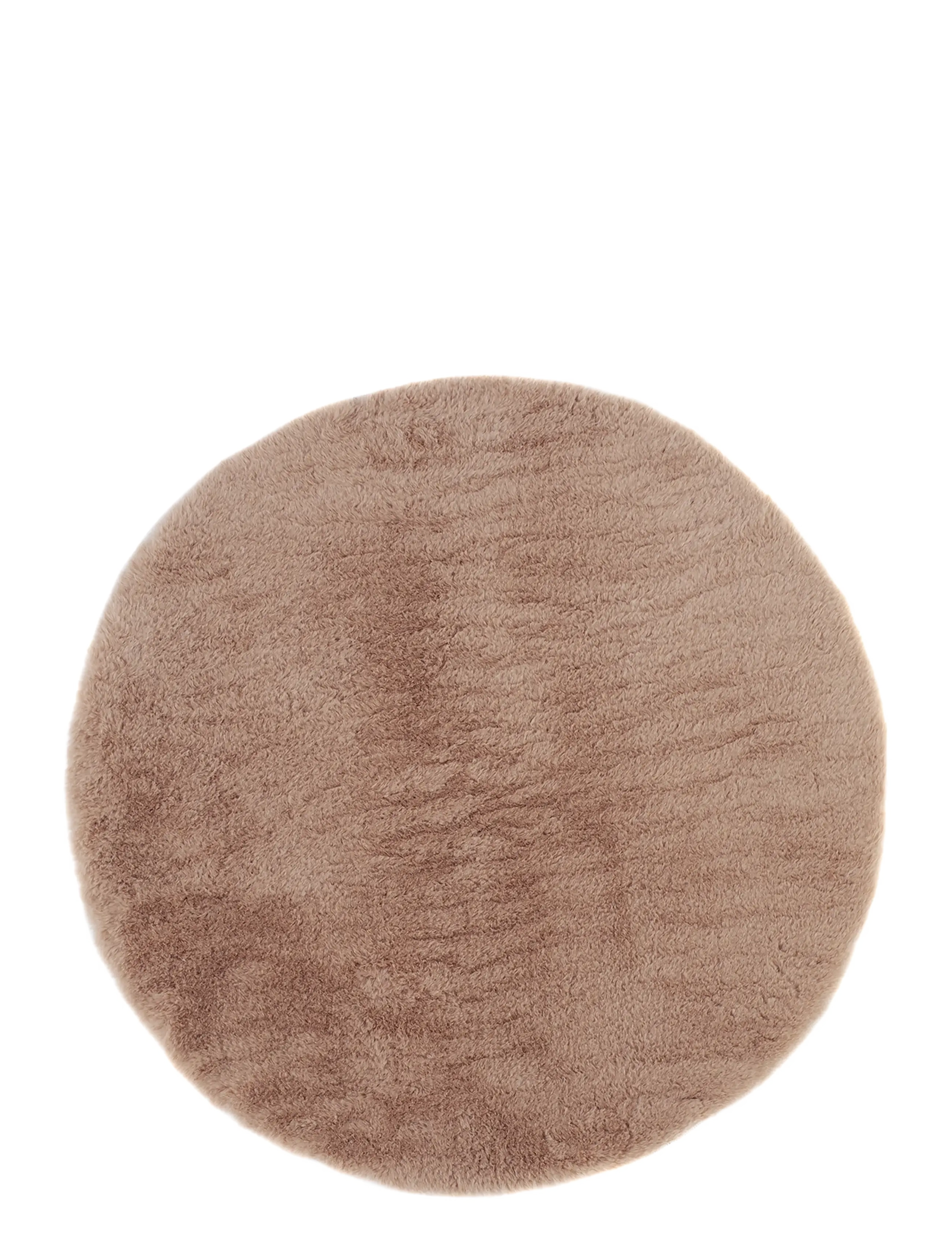 KM Home Heaven Deluxe Mörklinne Rund 200 - Andere Teppiche - DARK LINEN / brown