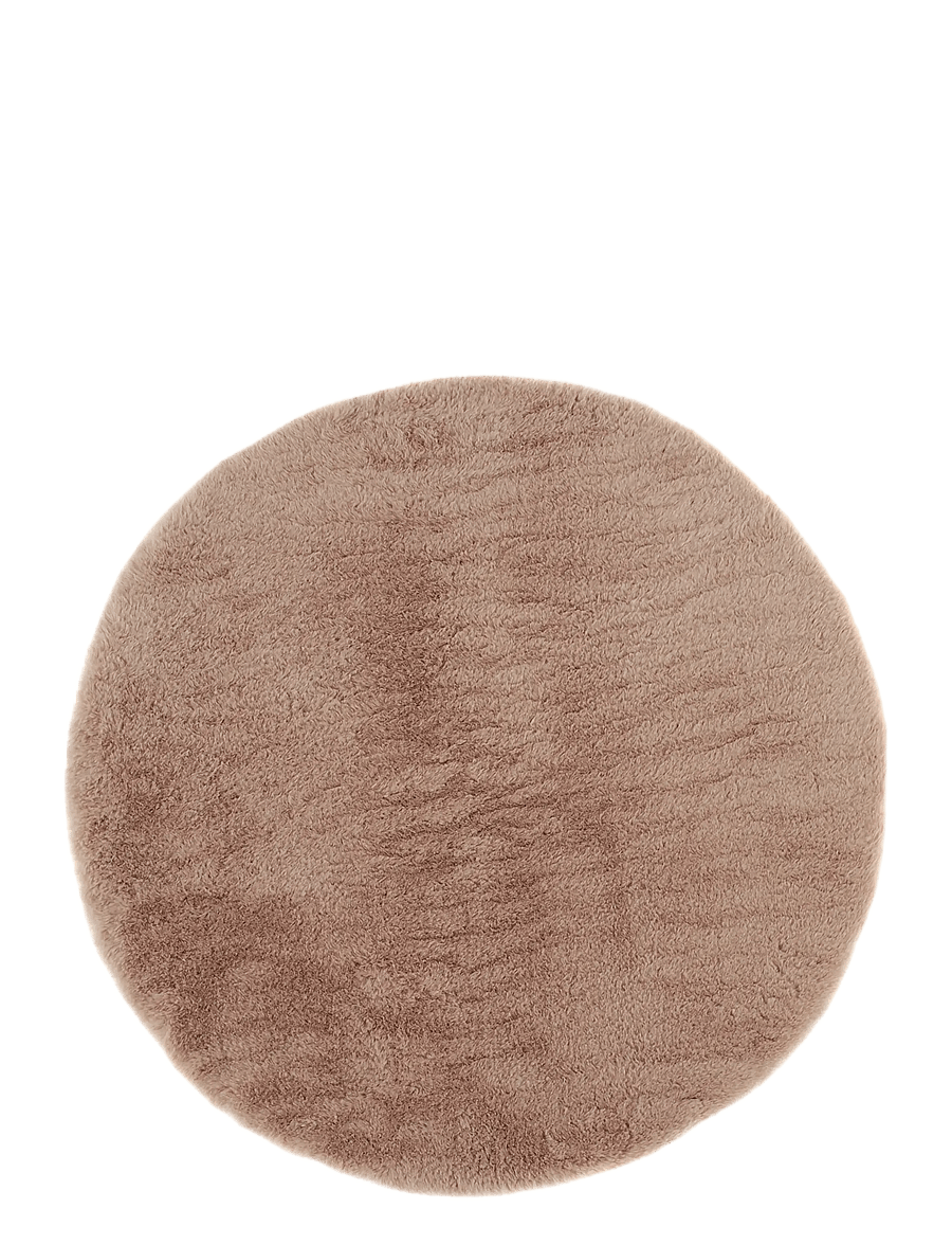 KM Home - Heaven Deluxe Mörklinne Rund 200 - dark linen - 0