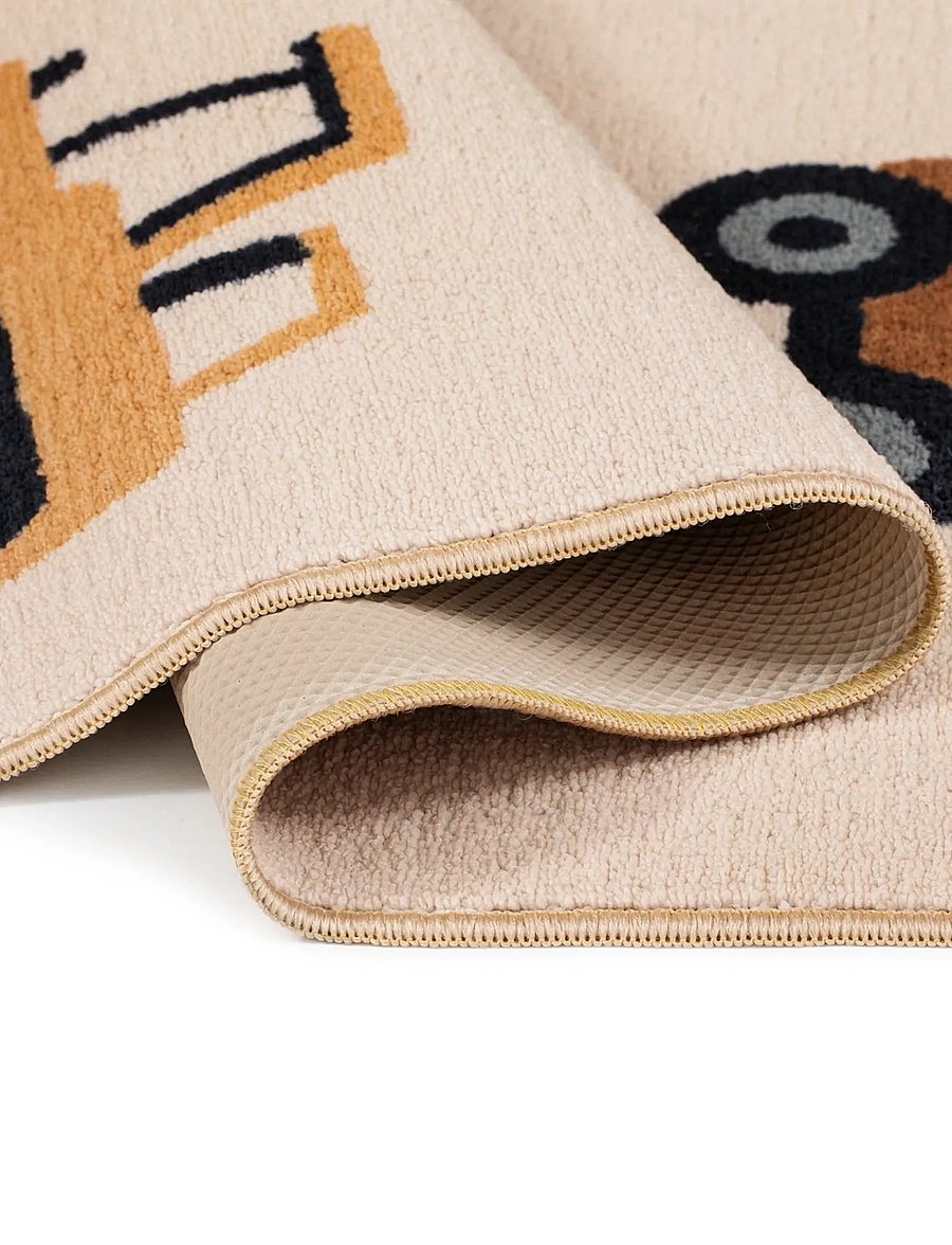 KM Home - Play Wheels - rechteckig teppiche - linen - 2