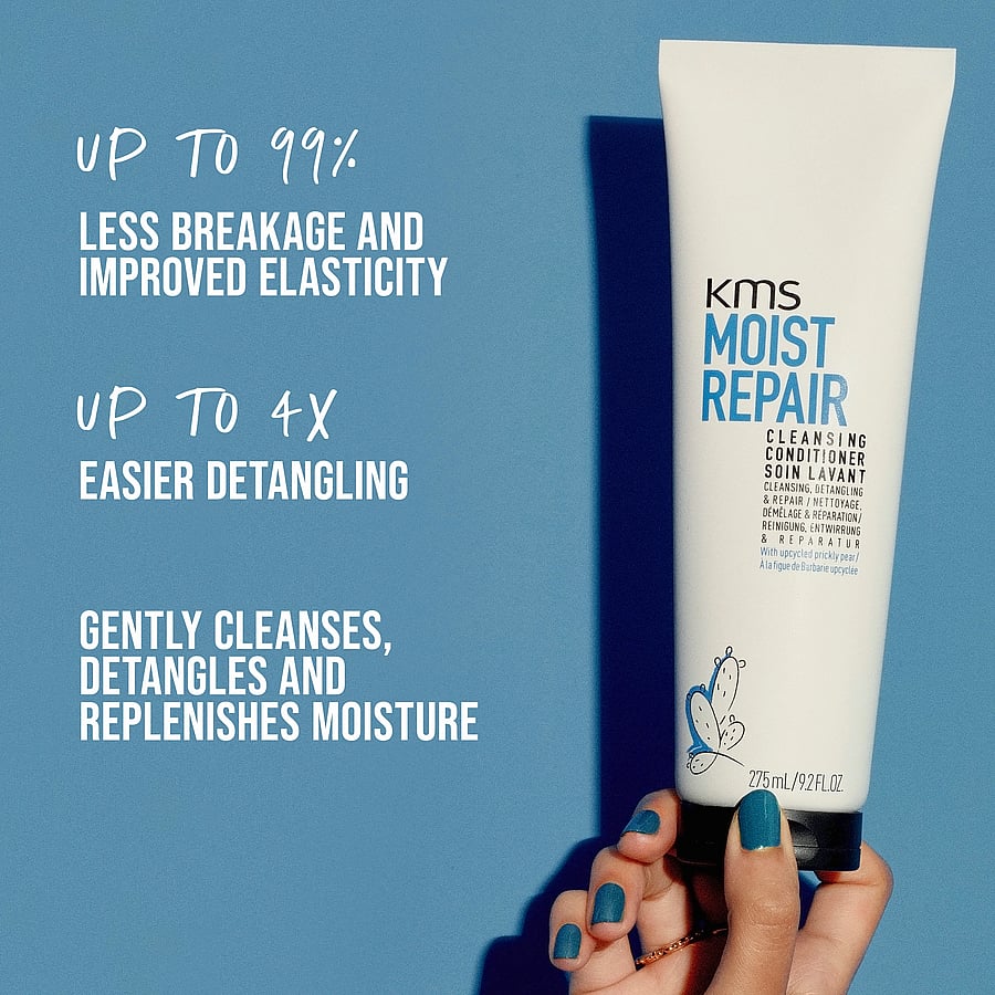 KMS Hair - MOIST REPAIR Cleansing Conditioner 275ml - hårpleje - clear - 1