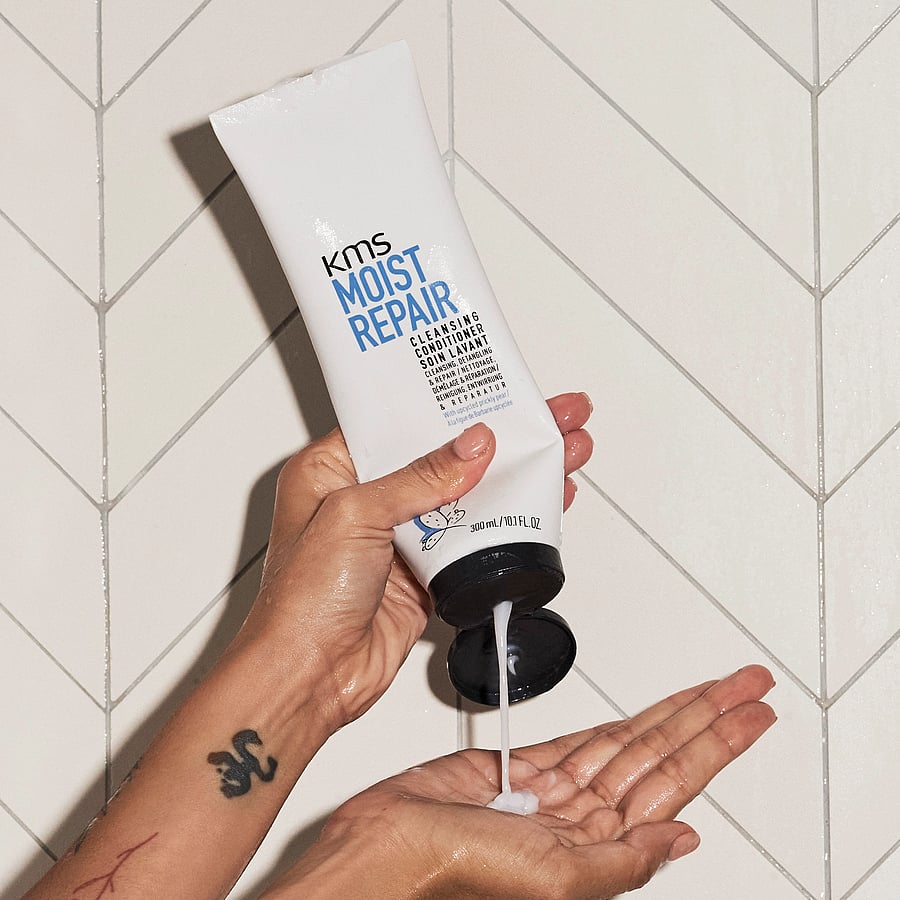 KMS Hair - MOIST REPAIR Cleansing Conditioner 275ml - hårpleje - clear - 4