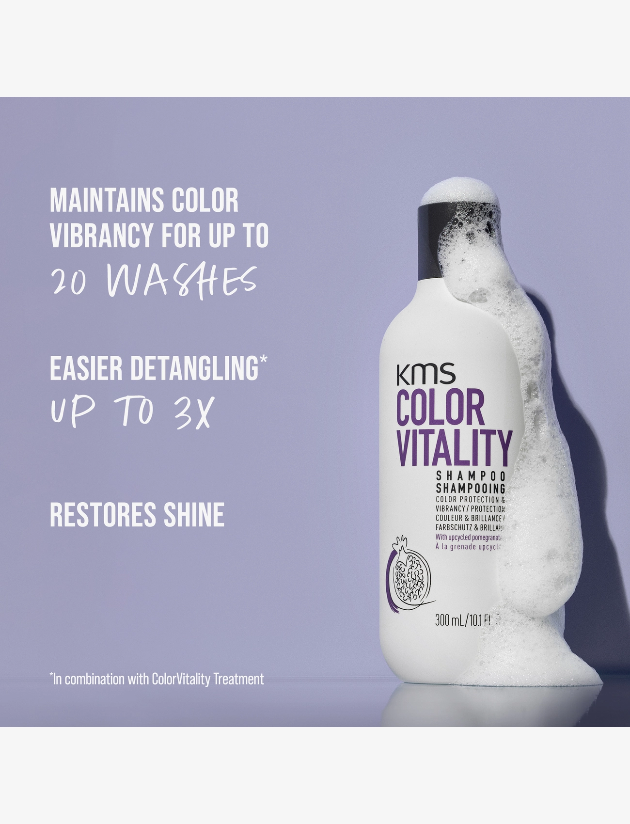 KMS Hair - COLOR VITALITY Shampoo 750ml - hårpleje - clear - 1
