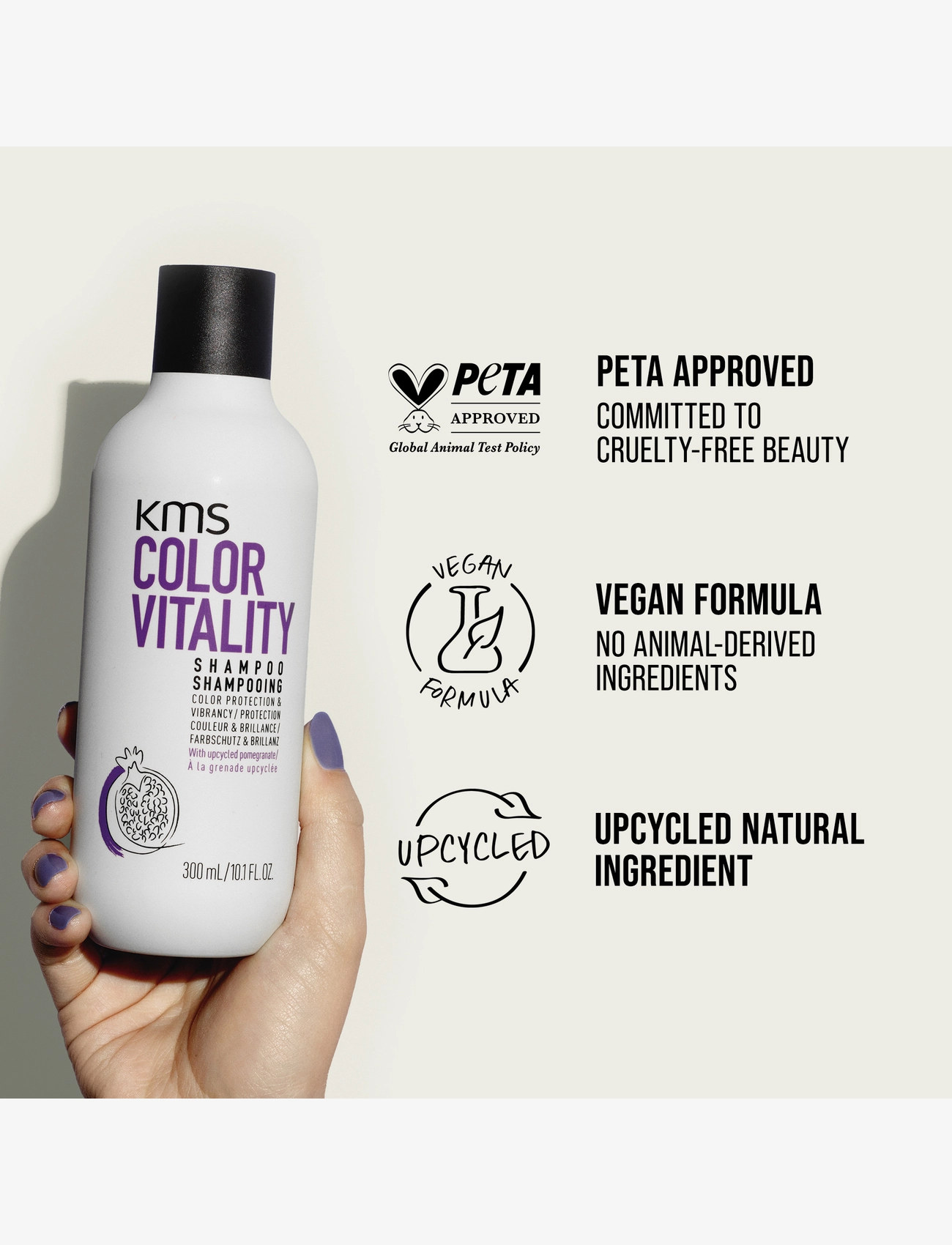 KMS Hair - COLOR VITALITY Shampoo 750ml - hårpleje - clear - 3
