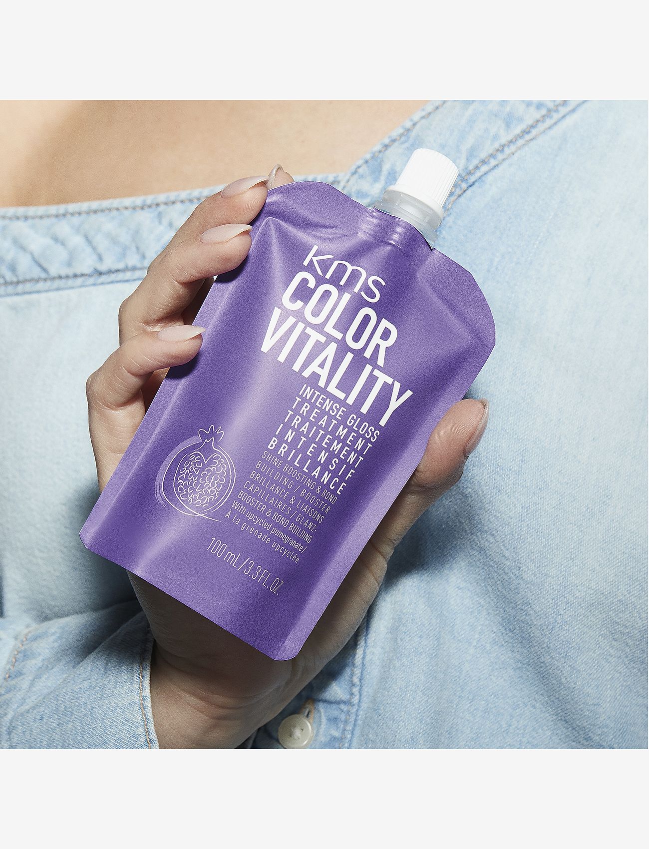 KMS Hair - KMS ColorVitality Intense Gloss Treatment 500ml - hårkure - clear - 5