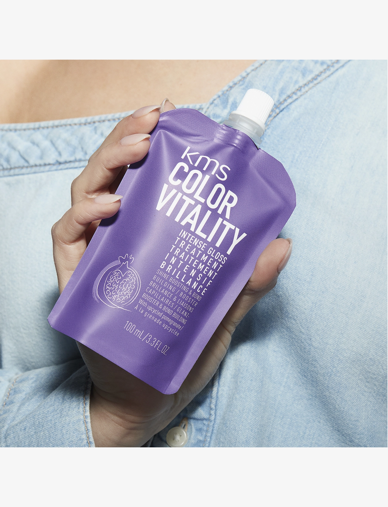 KMS Hair - COLOR VITALITY Intense Gloss Treatment 500ml - hårkure - clear - 5