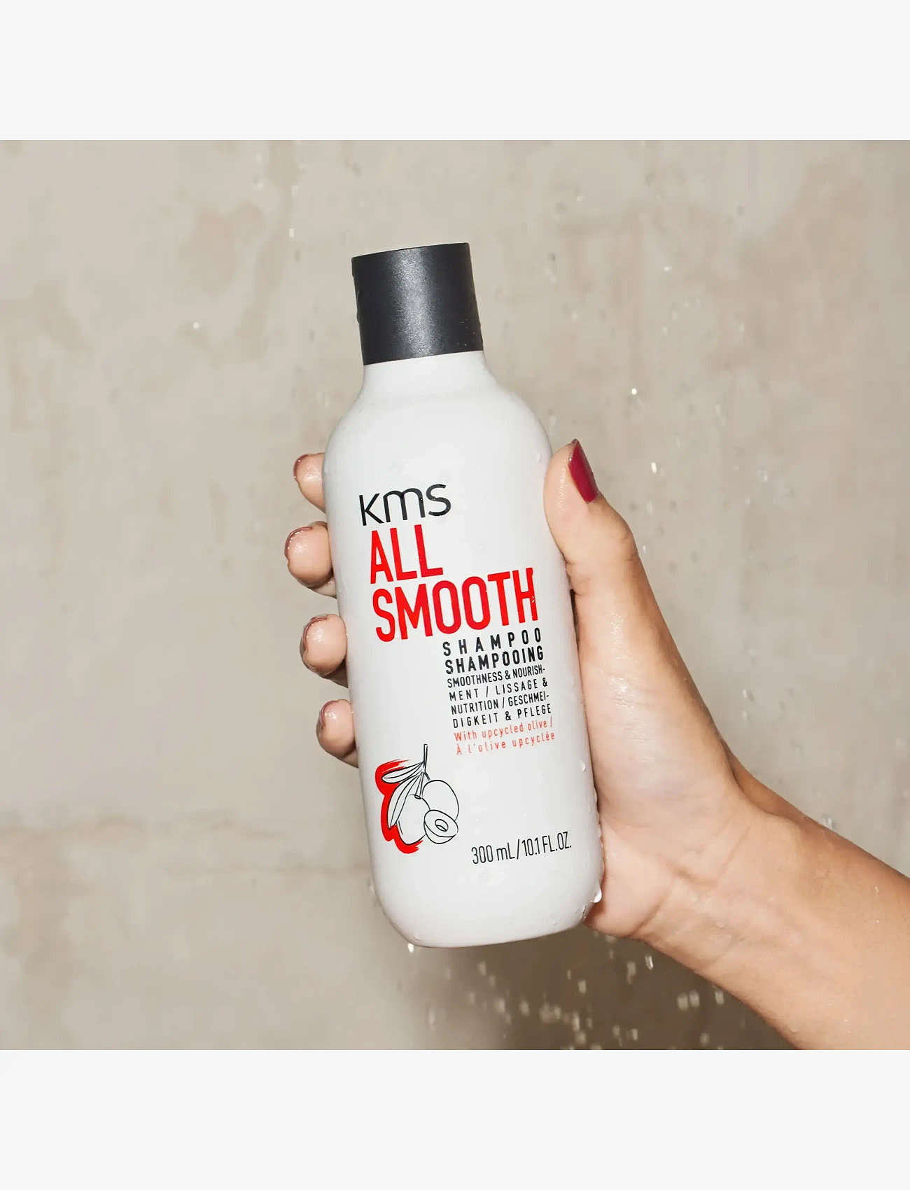 KMS Hair - ALL SMOOTH  Shampoo 300ml - hårpleje - clear - 5