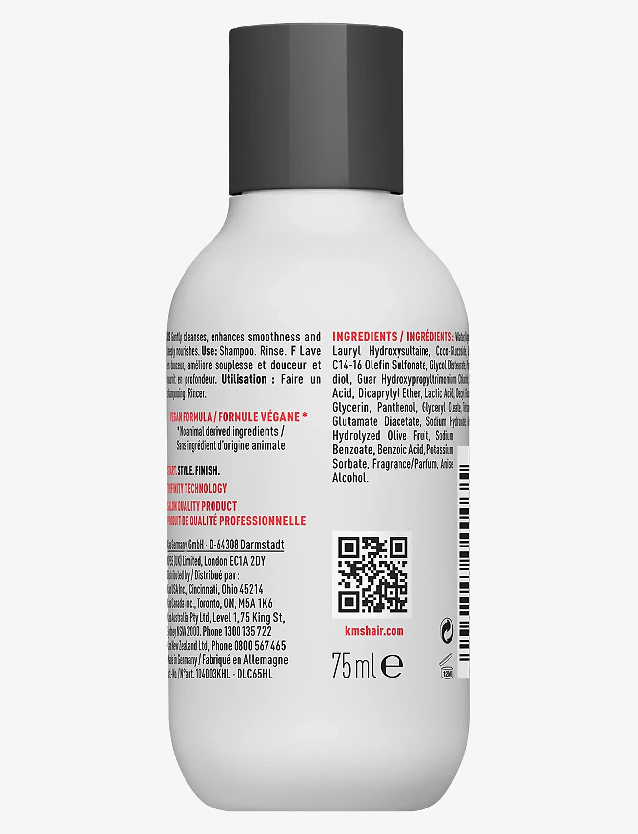 KMS Hair - KMS AllSmooth Shampoo - shampoo - clear - 1