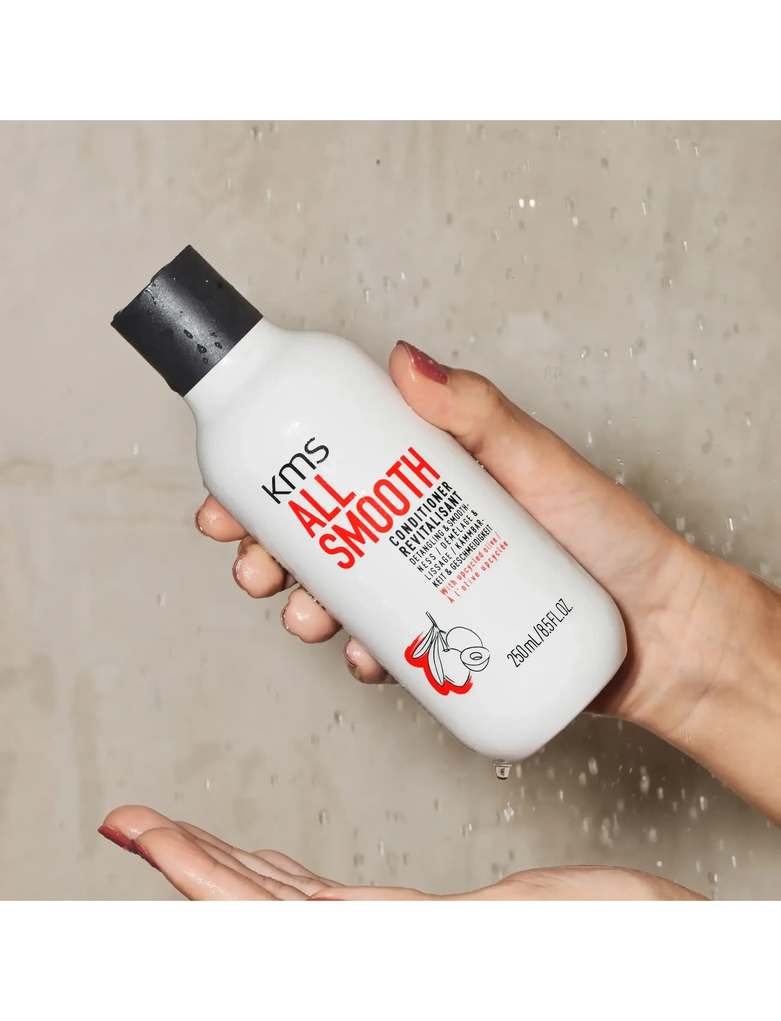 KMS Hair - ALL SMOOTH  Conditioner 250ml - hårpleje - clear - 5