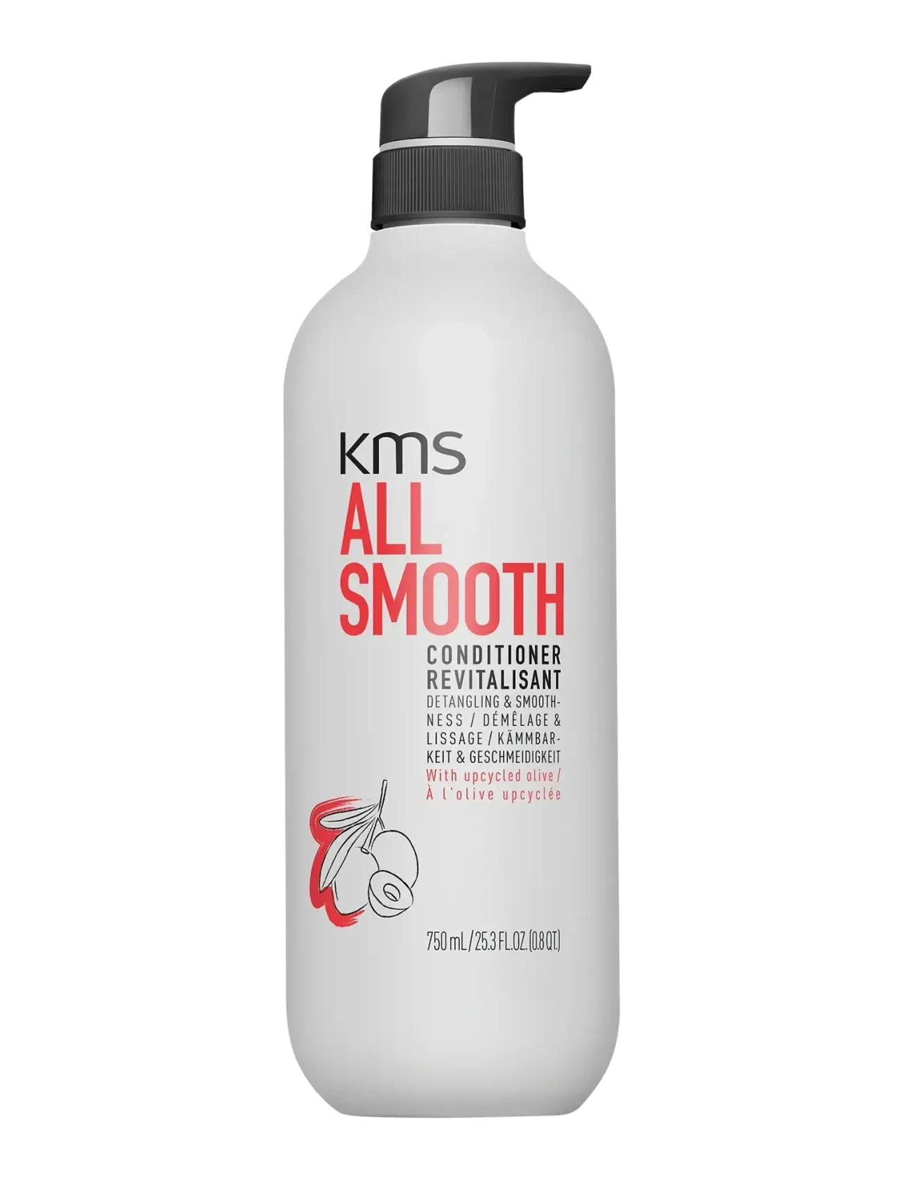 KMS Hair All Smooth Conditioner 750Ml, Balsam, Nude, Str: 750 ML