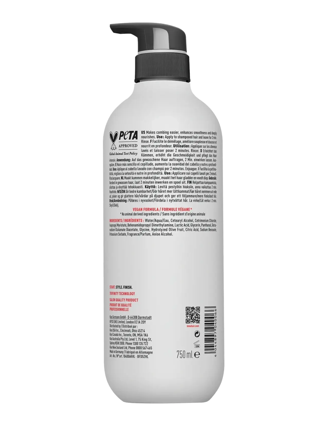 KMS Hair All Smooth Conditioner balsam dam – bild 2