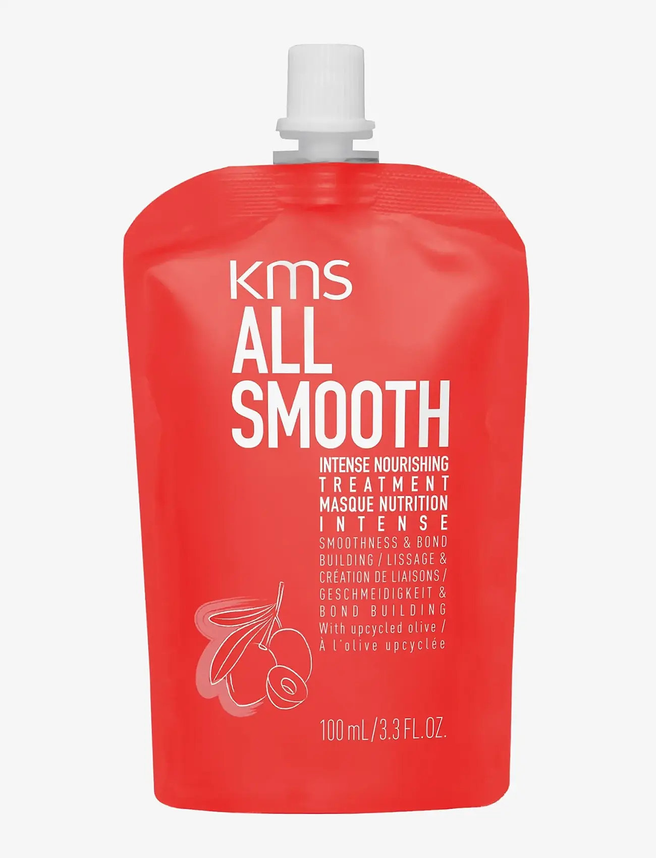 KMS Hair - KMS AllSmooth  Intense Nourishing Treatment 100ml - hårmasker - clear - 0