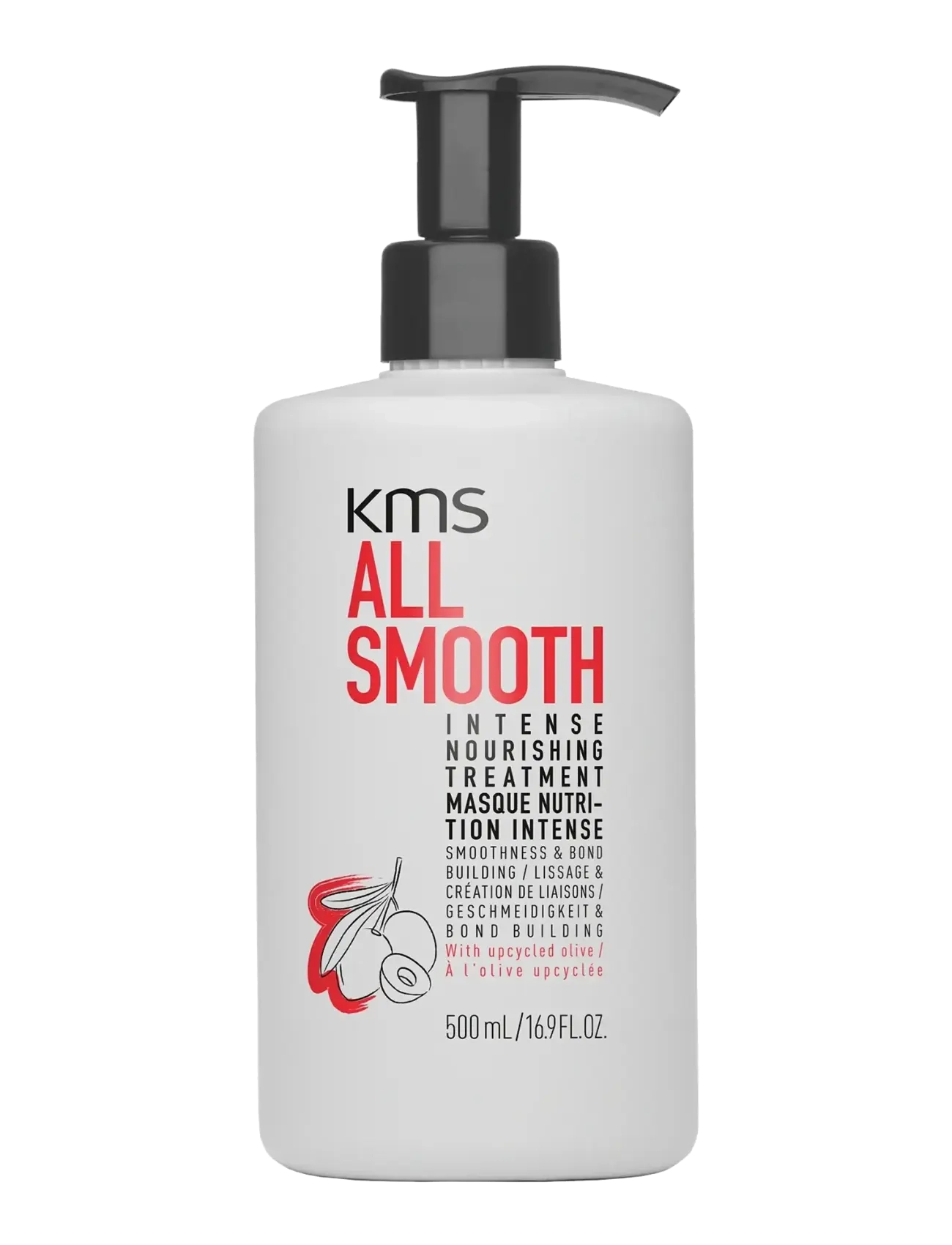 KMS Hair All Smooth Intense Nourishing Treatment 500ml, 500 ml, Nude, Pleje > Hårmasker, Dame