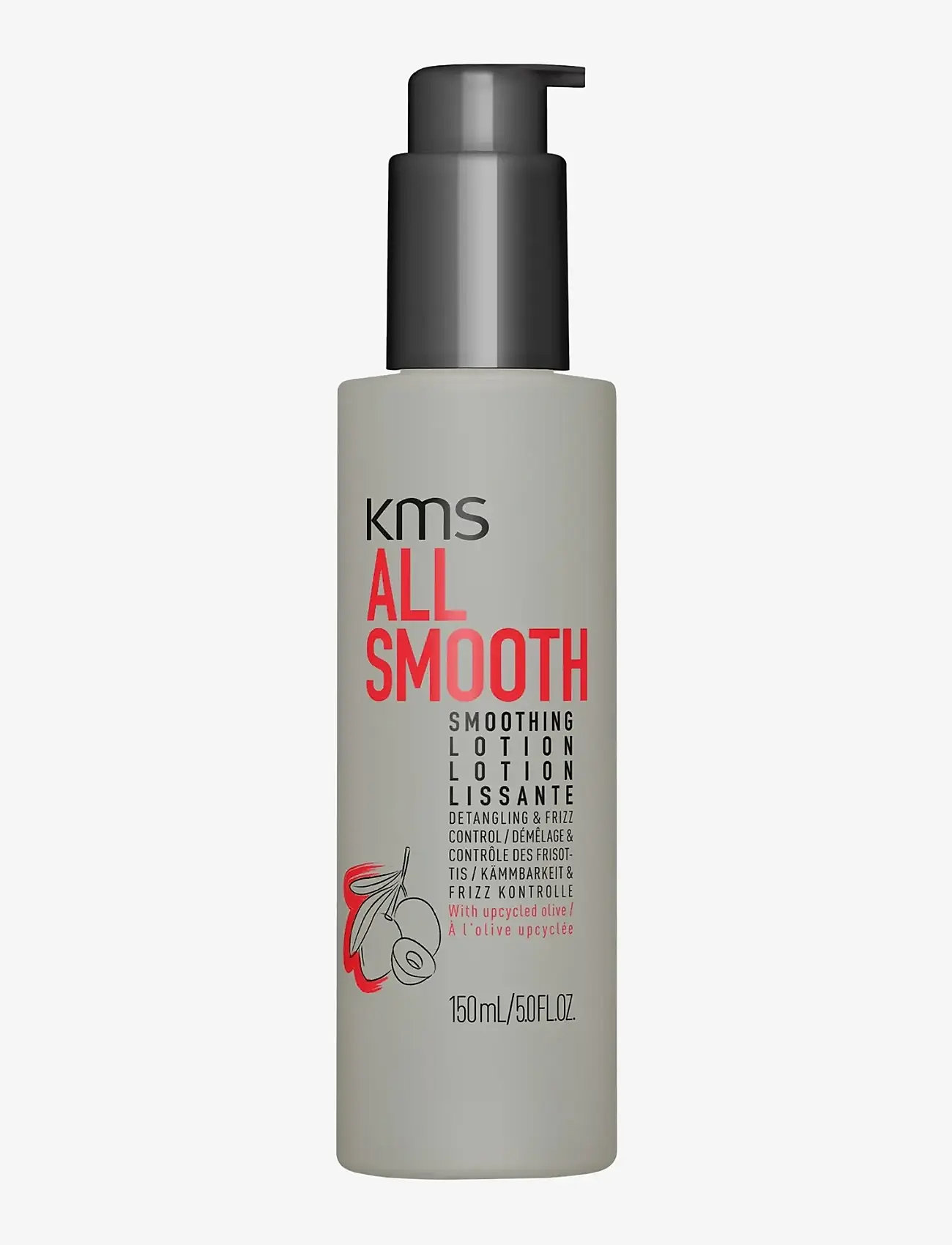 KMS Hair - KMS AllSmooth Smoothing Lotion 150ml - stylingkräm - clear - 0