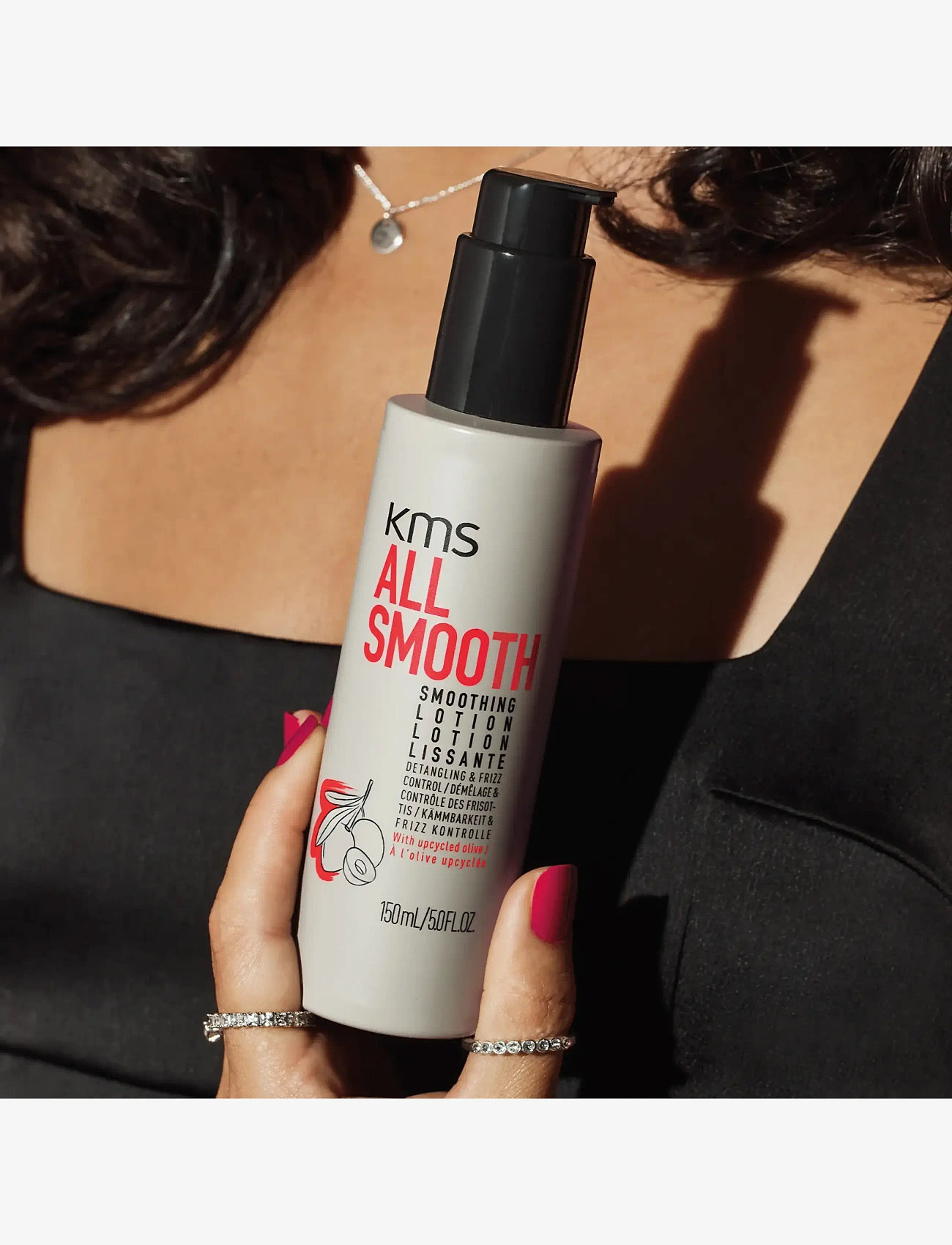KMS Hair - KMS AllSmooth Smoothing Lotion 150ml - stylingkräm - clear - 5