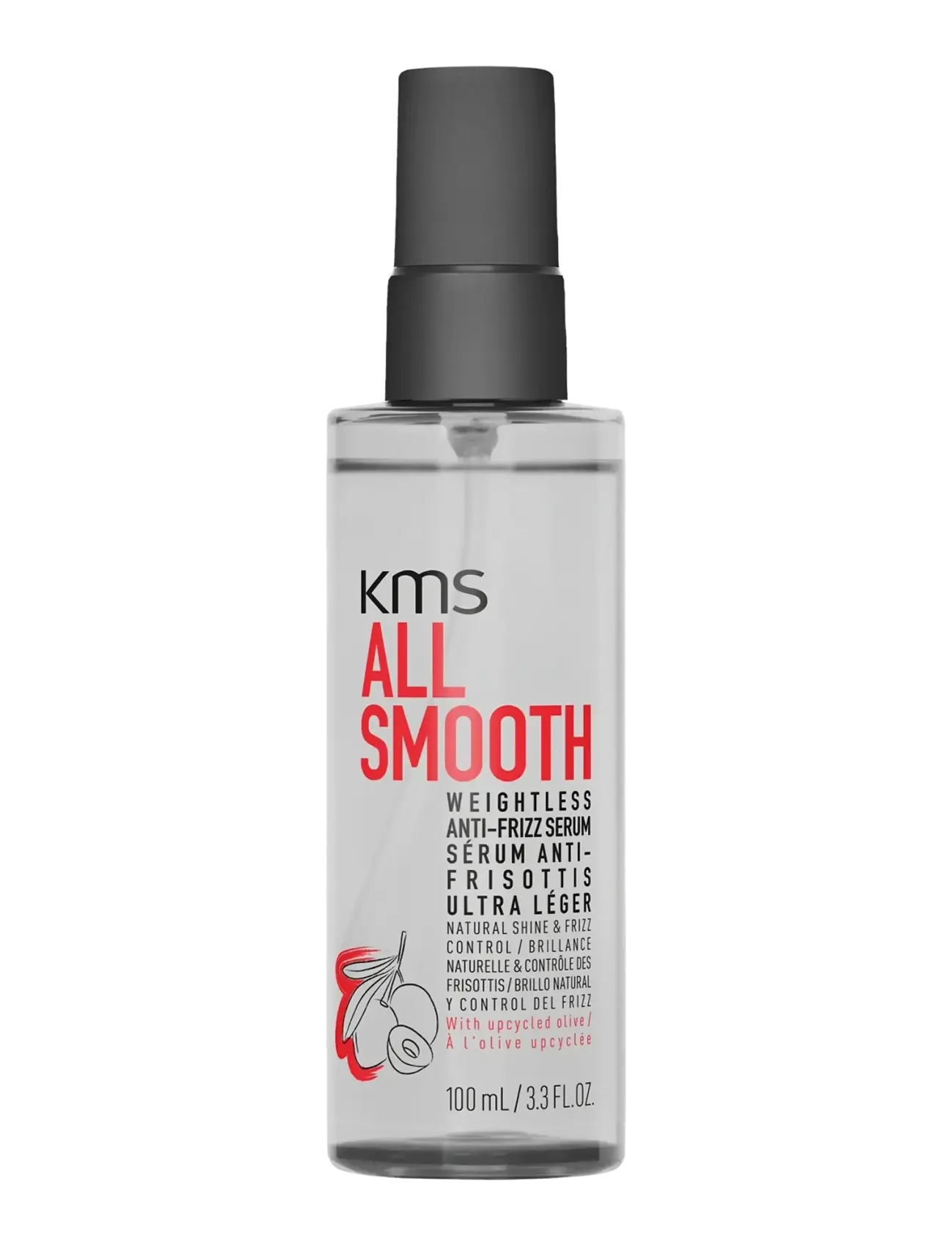 KMS Hair All Smooth Weightless Anti-Frizz Serum 100ml, 100 ml, Nude, Care > Hair Serum, Dame