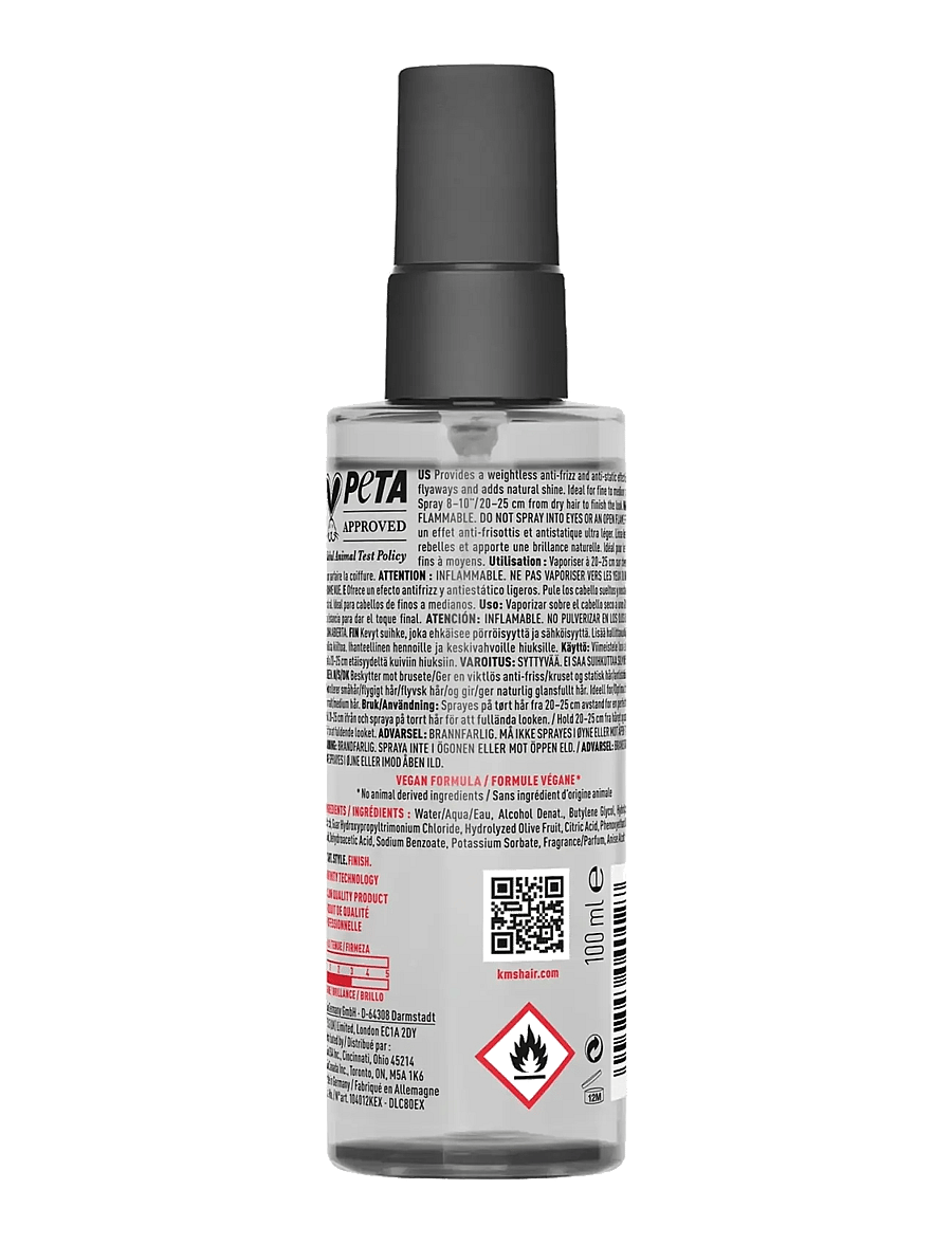 KMS Hair - ALL SMOOTH Weightless Anti-Frizz Serum 100ml - hårkur - clear - 1