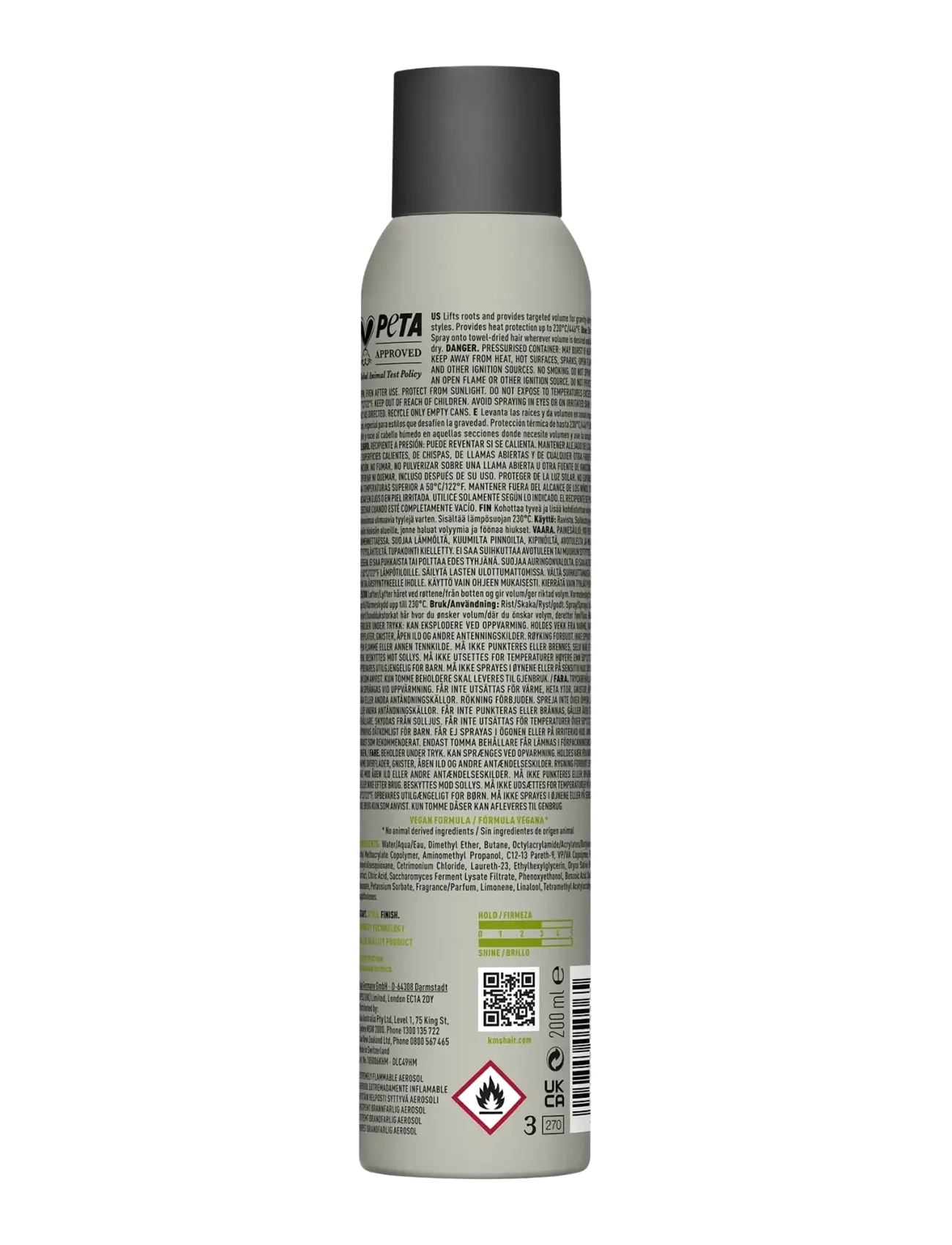 KMS Hair - ADD VOLUME Root&Body Lift 200ml - volumenspray - clear - 1