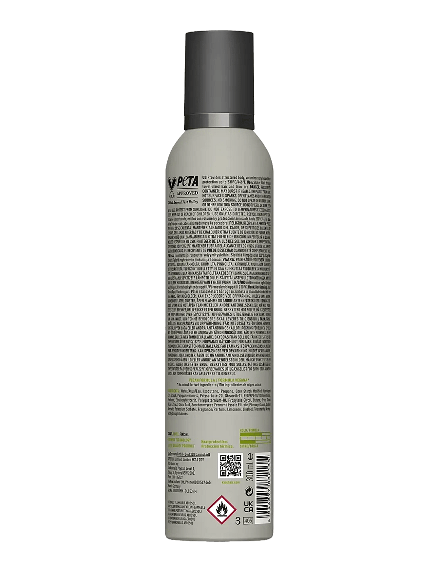 KMS Hair - ADD VOLUME Styling Foam 300ml - volumenspray - clear - 1