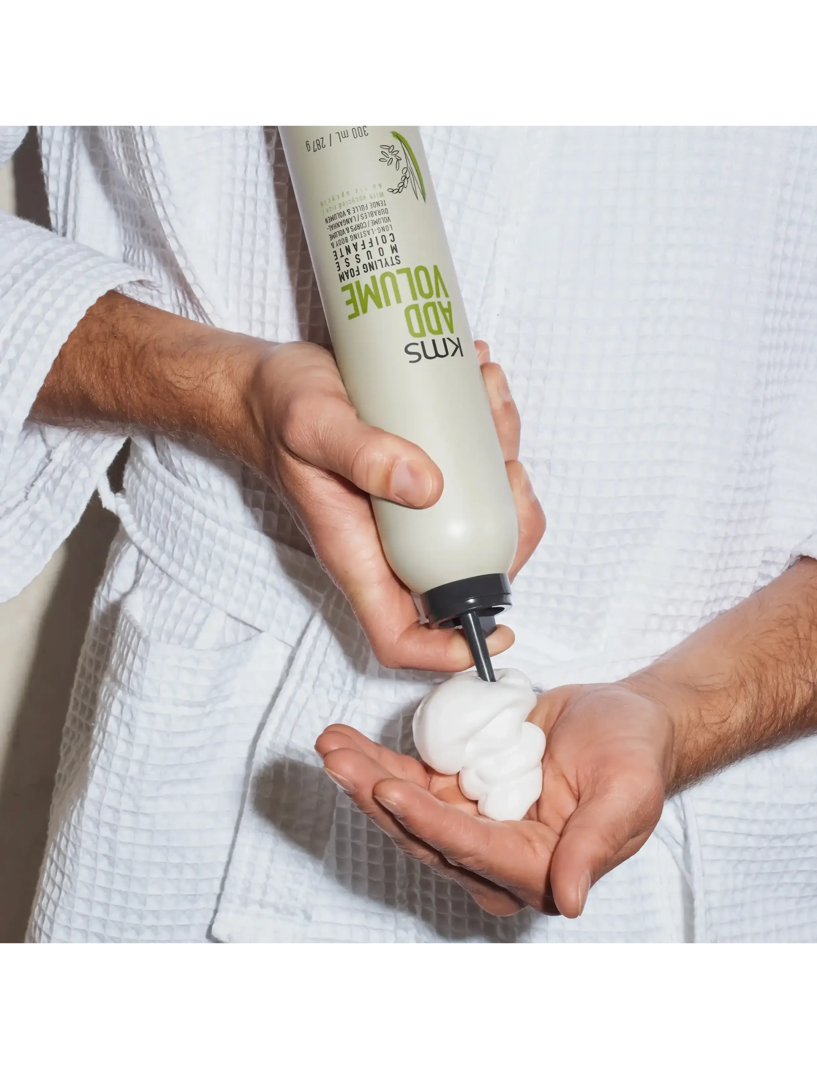 KMS Hair - ADD VOLUME Styling Foam 300ml - volymspray - clear - 5
