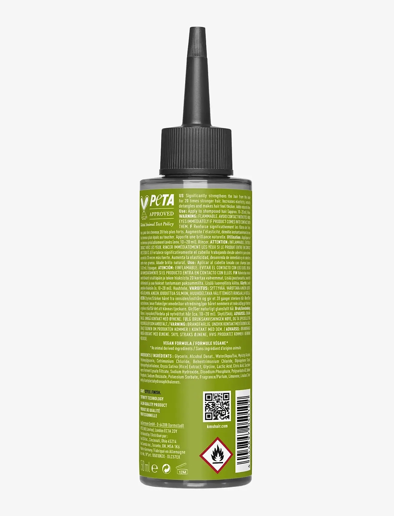 KMS Hair - ADD VOLUME Liquid Strength Rinse 150ml - hårkur - clear - 1