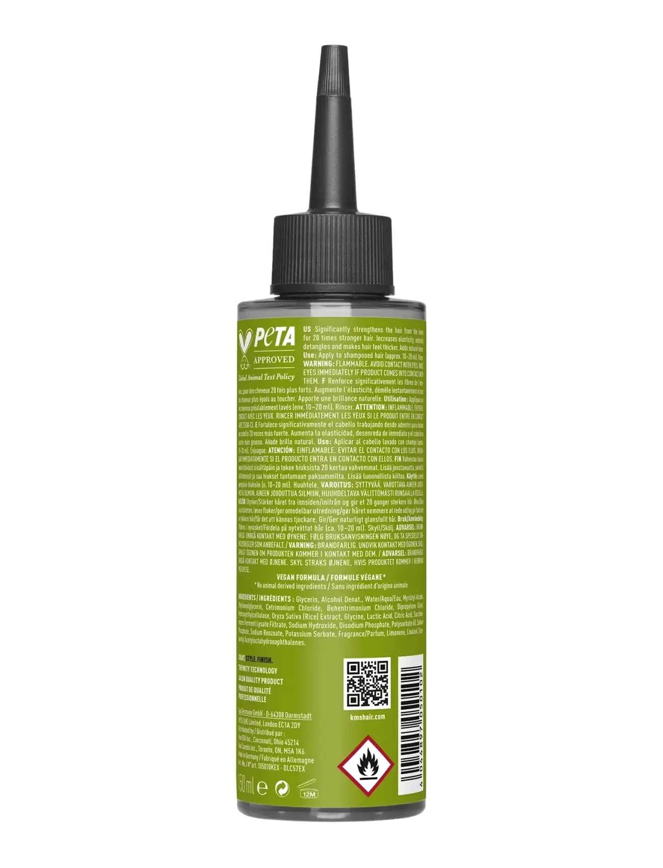 KMS Hair - ADD VOLUME Liquid Strength Rinse 150ml - behandling - clear - 1