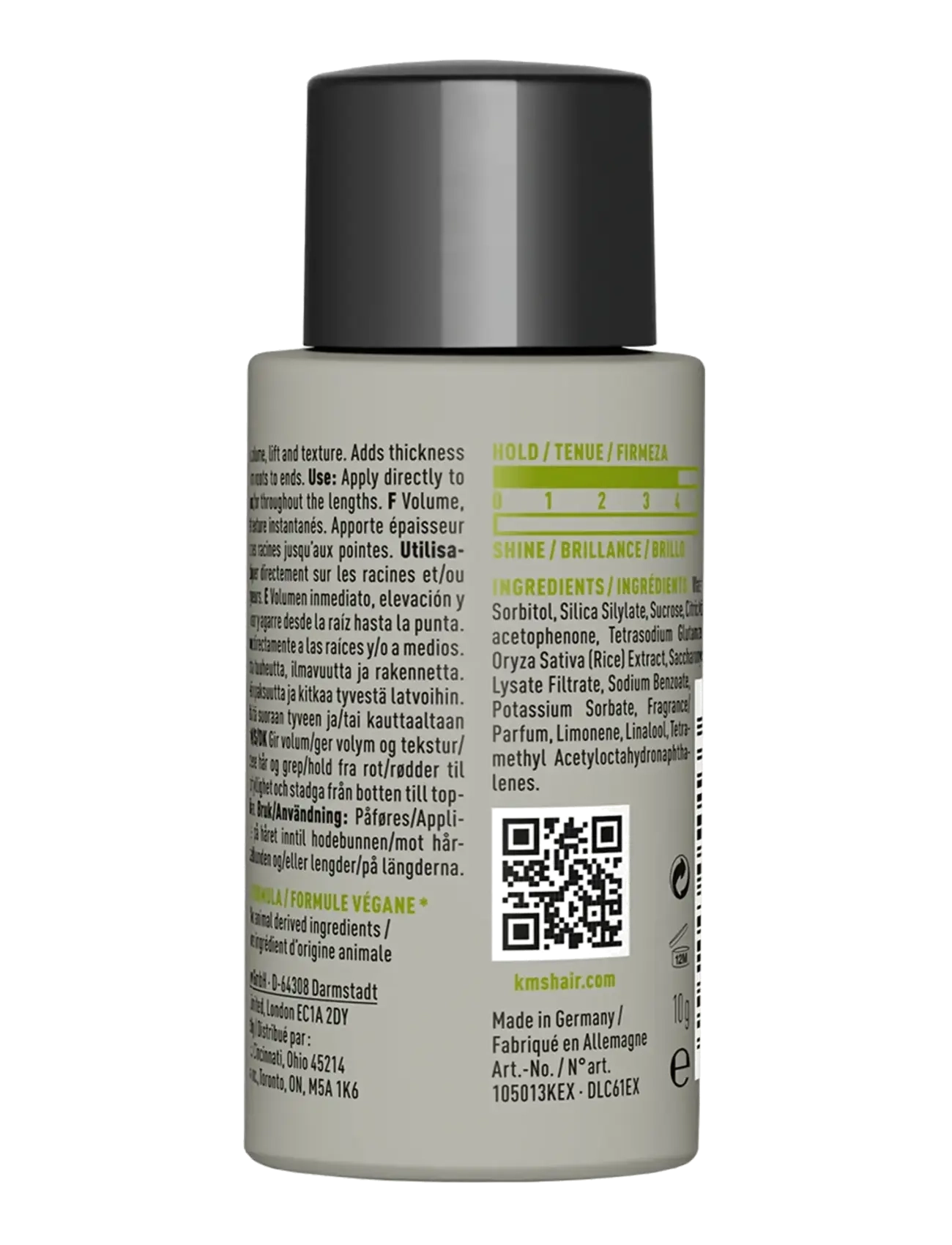KMS Hair - ADD VOLUME Styling Powder 10ml - volumenspray - clear - 1