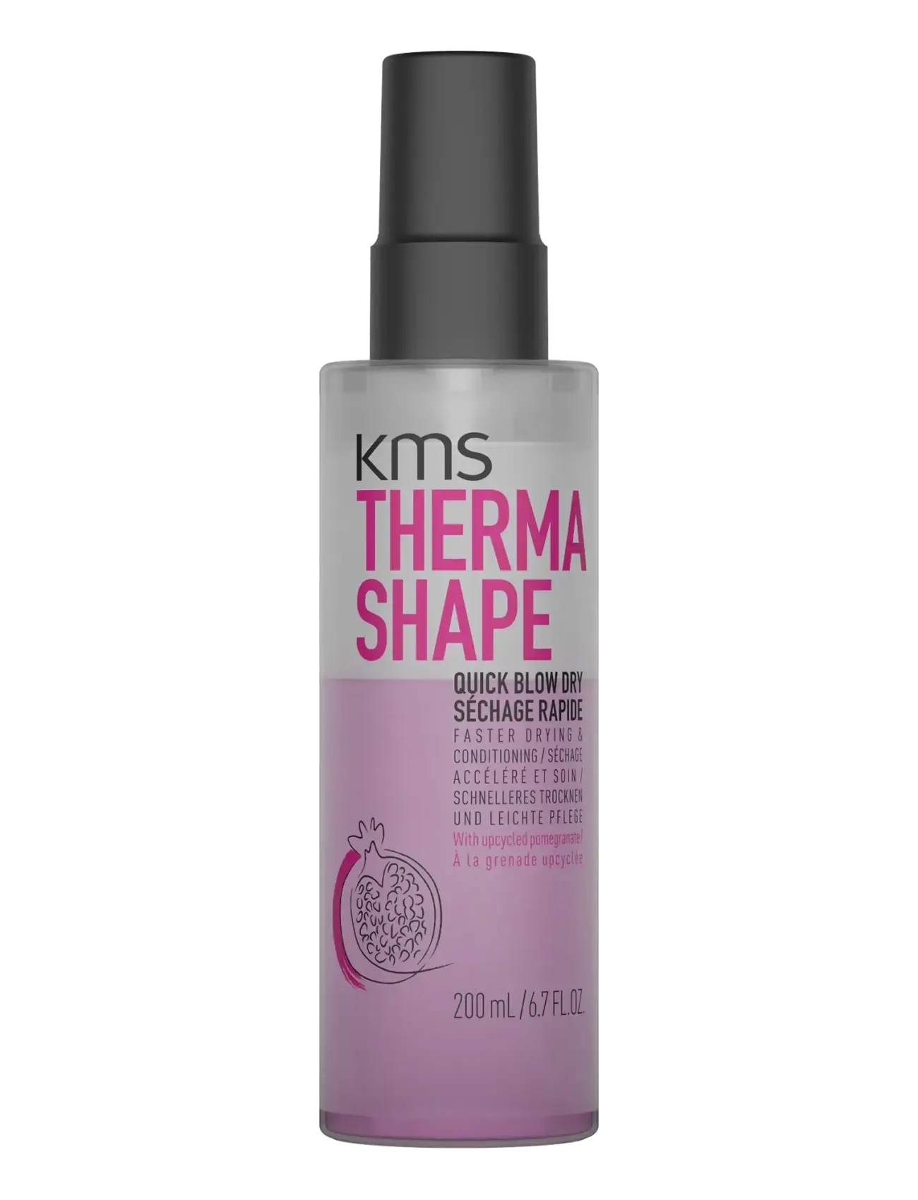 KMS Hair Thermashape Quick Blow Dry, 200 ml, Nude, Styling > Varmebeskyttelse, Dame