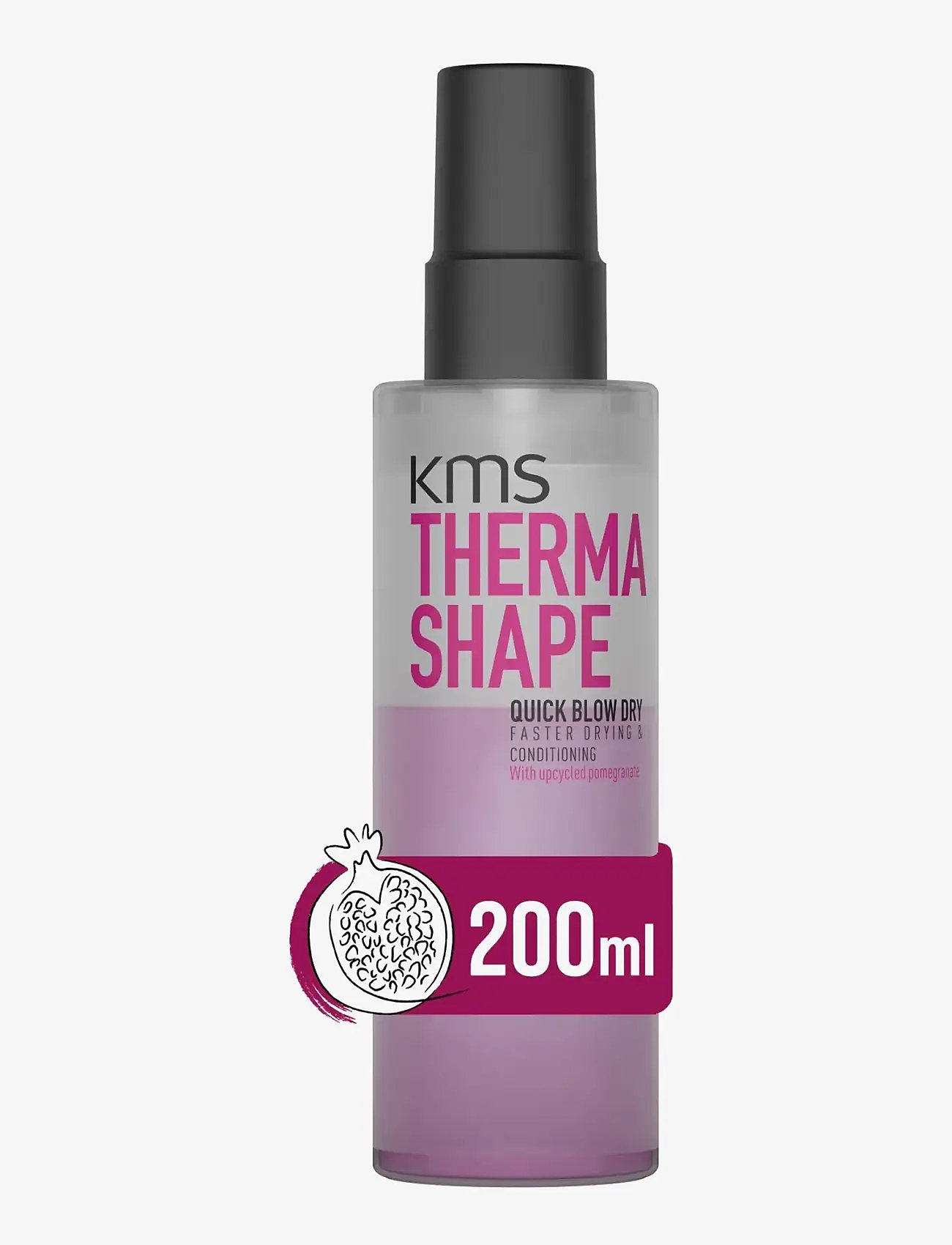 KMS Hair - Thermashape Quick Blow Dry - varmebeskyttelse - clear - 1