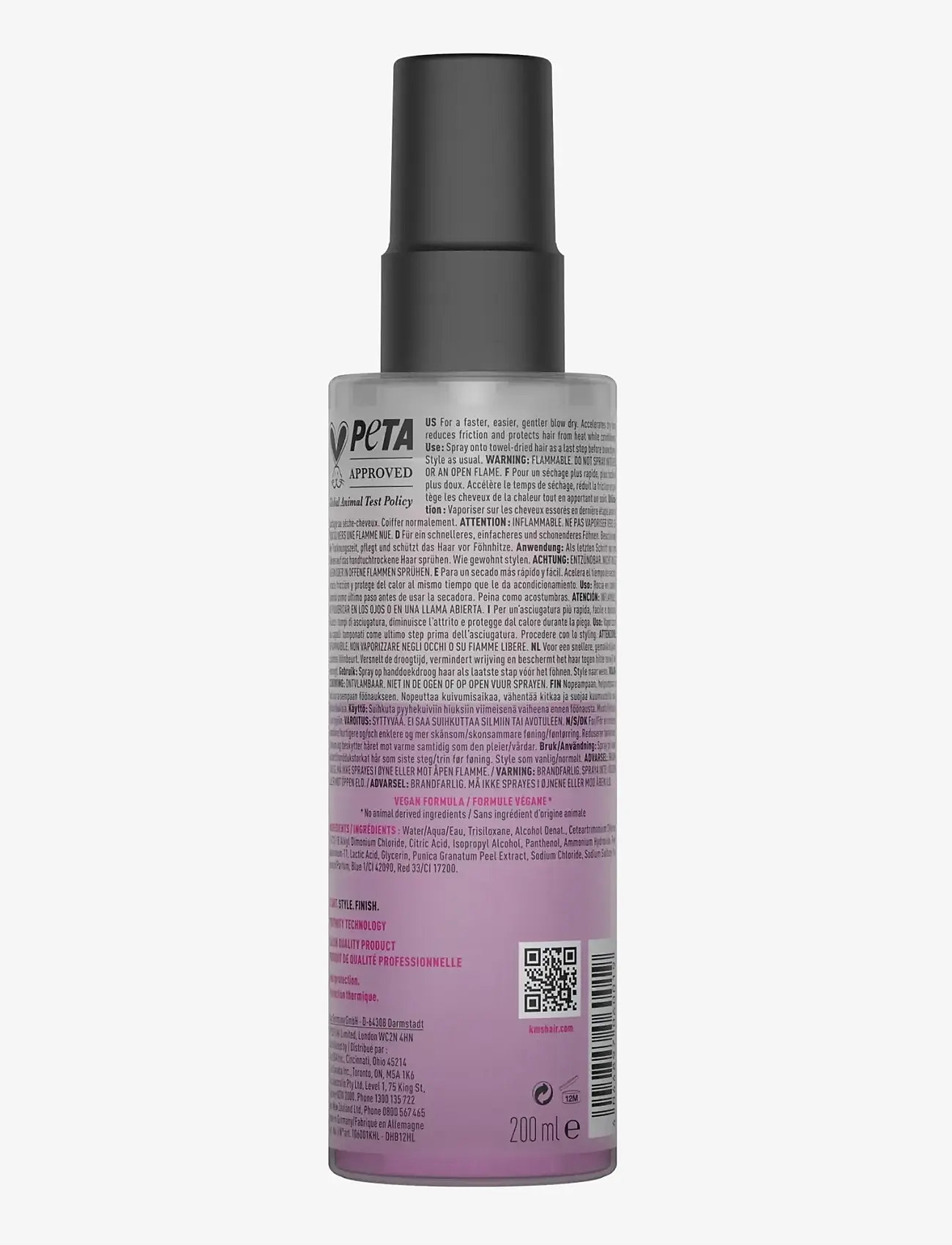 KMS Hair - Thermashape Quick Blow Dry - varmebeskyttelse - clear - 2