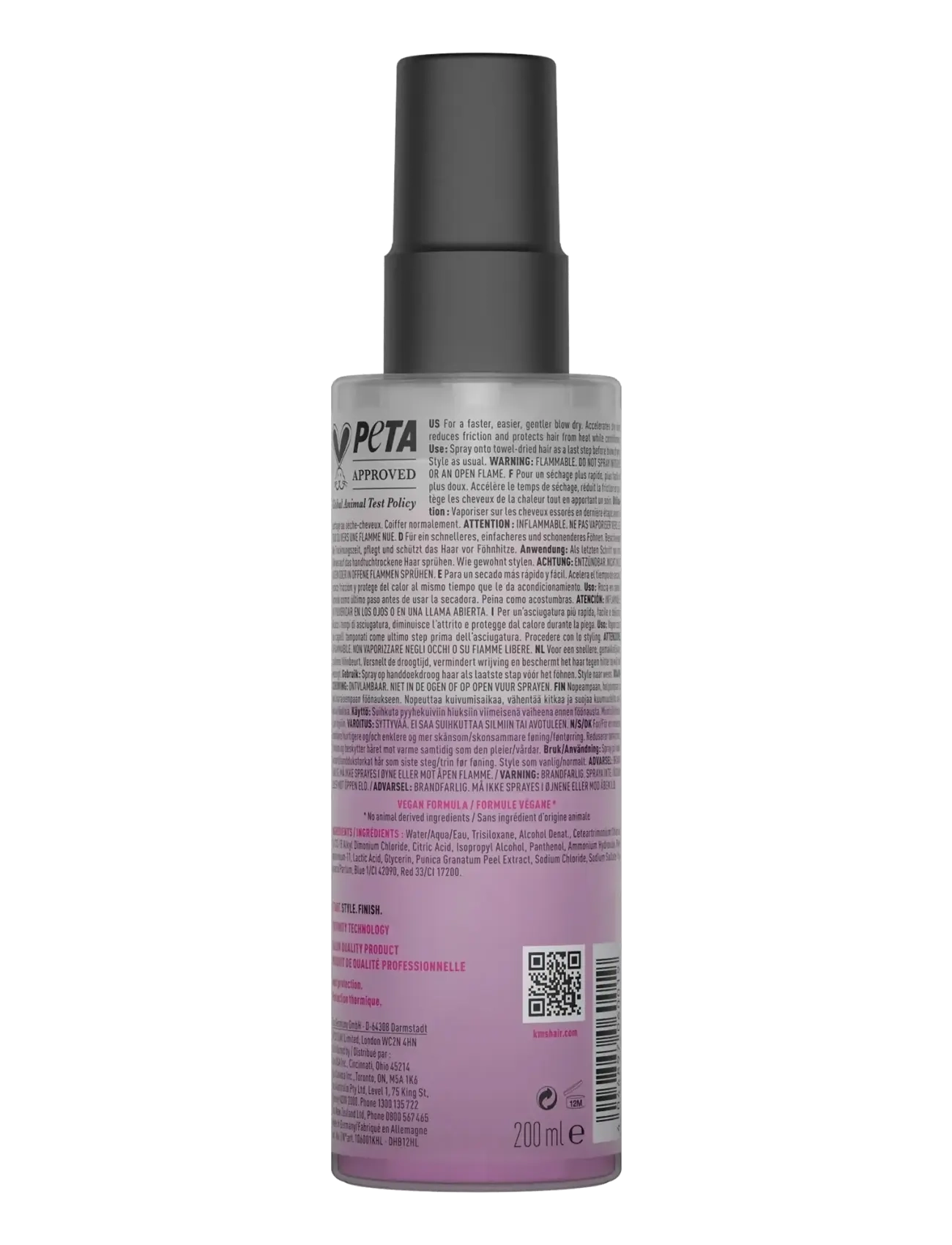 KMS Hair - Thermashape Quick Blow Dry - varmebeskyttelse - clear - 2