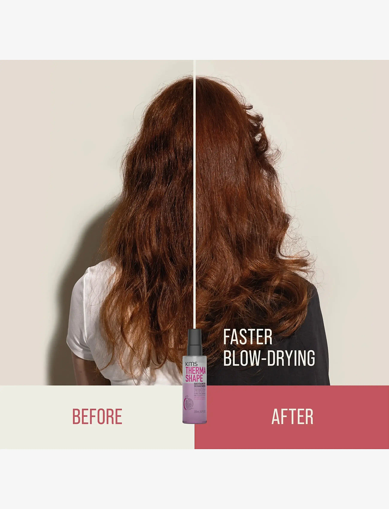 KMS Hair - Thermashape Quick Blow Dry - varmebeskyttelse - clear - 3