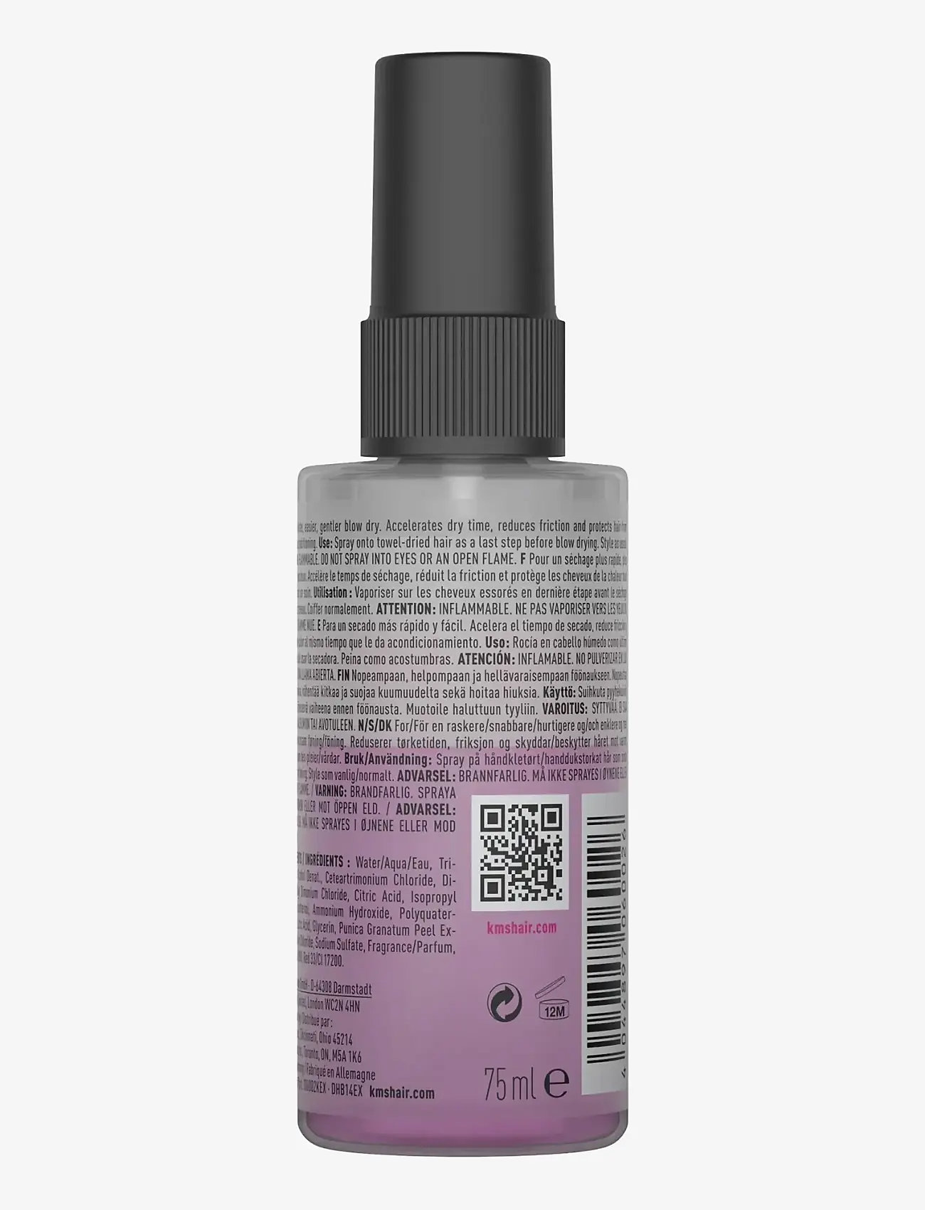 KMS Hair - Thermashape Quick Blow Dry - varmebeskyttelse - clear - 2