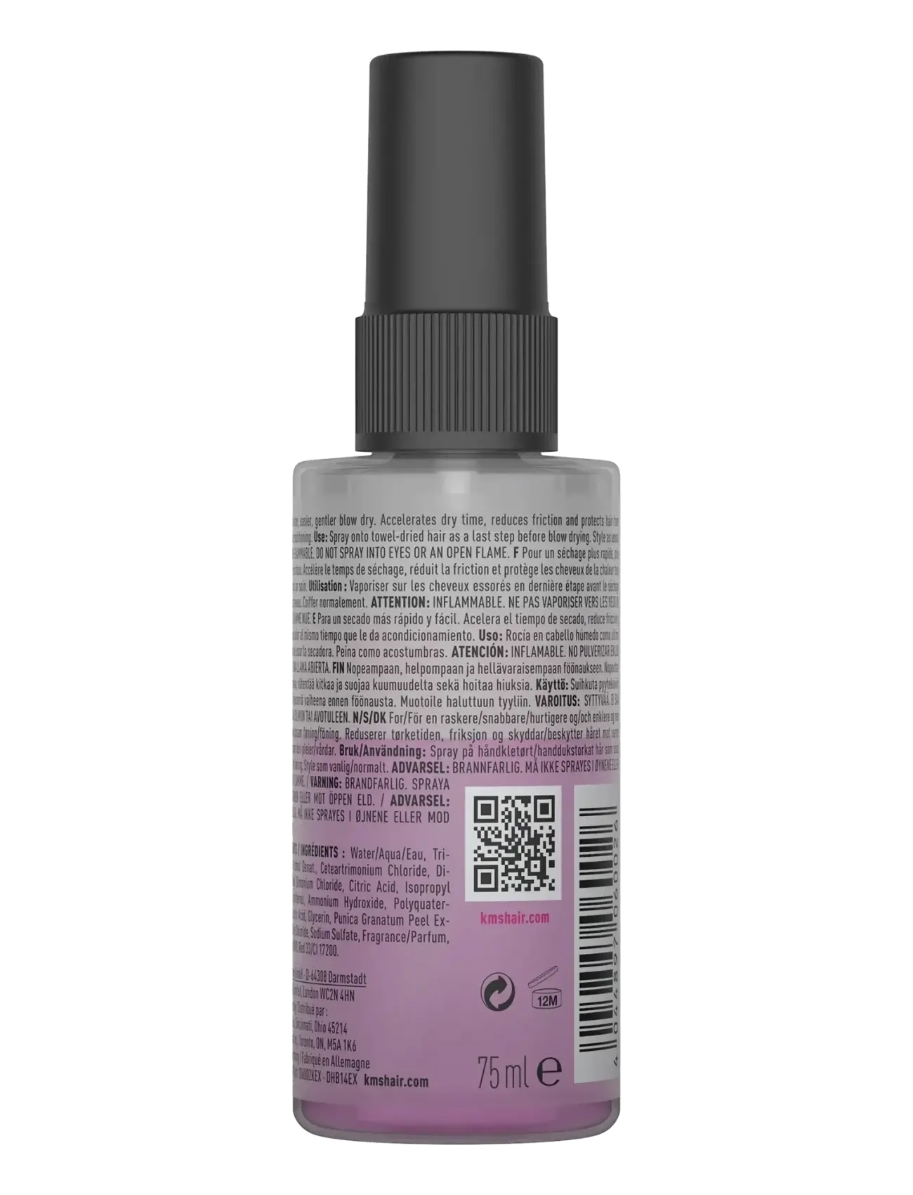KMS Hair - Thermashape Quick Blow Dry - lämpösuojat - clear - 2
