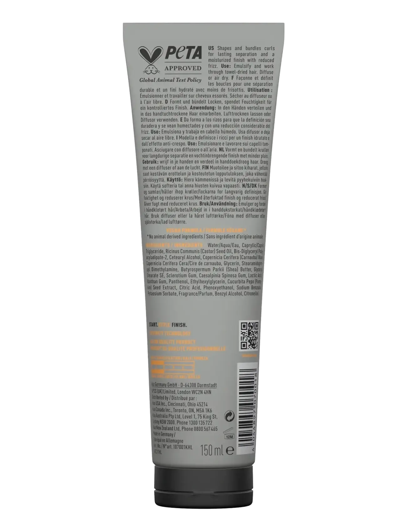 KMS Hair - Curlup Control Creme - cream - clear - 2
