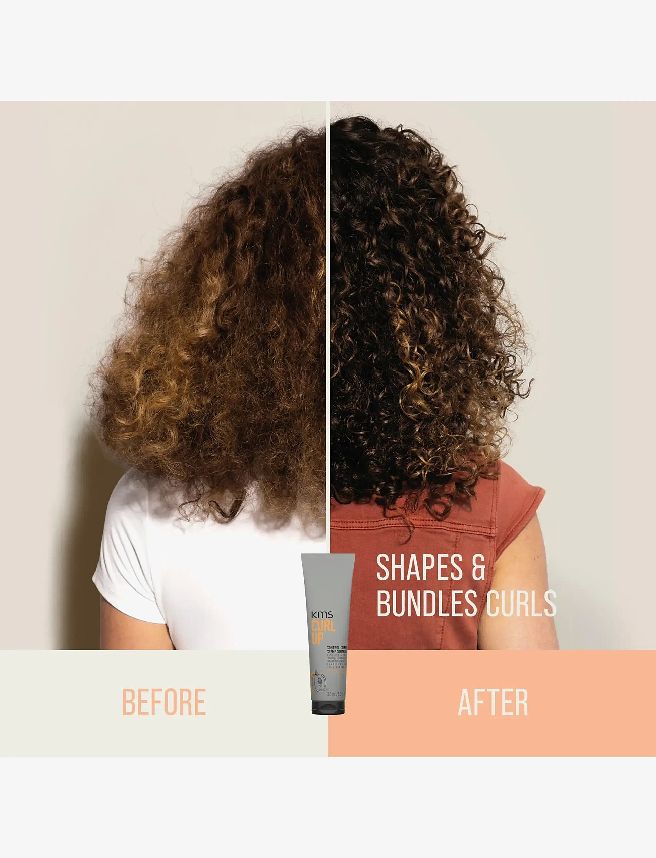 KMS Hair - Curlup Control Creme - cream - clear - 3