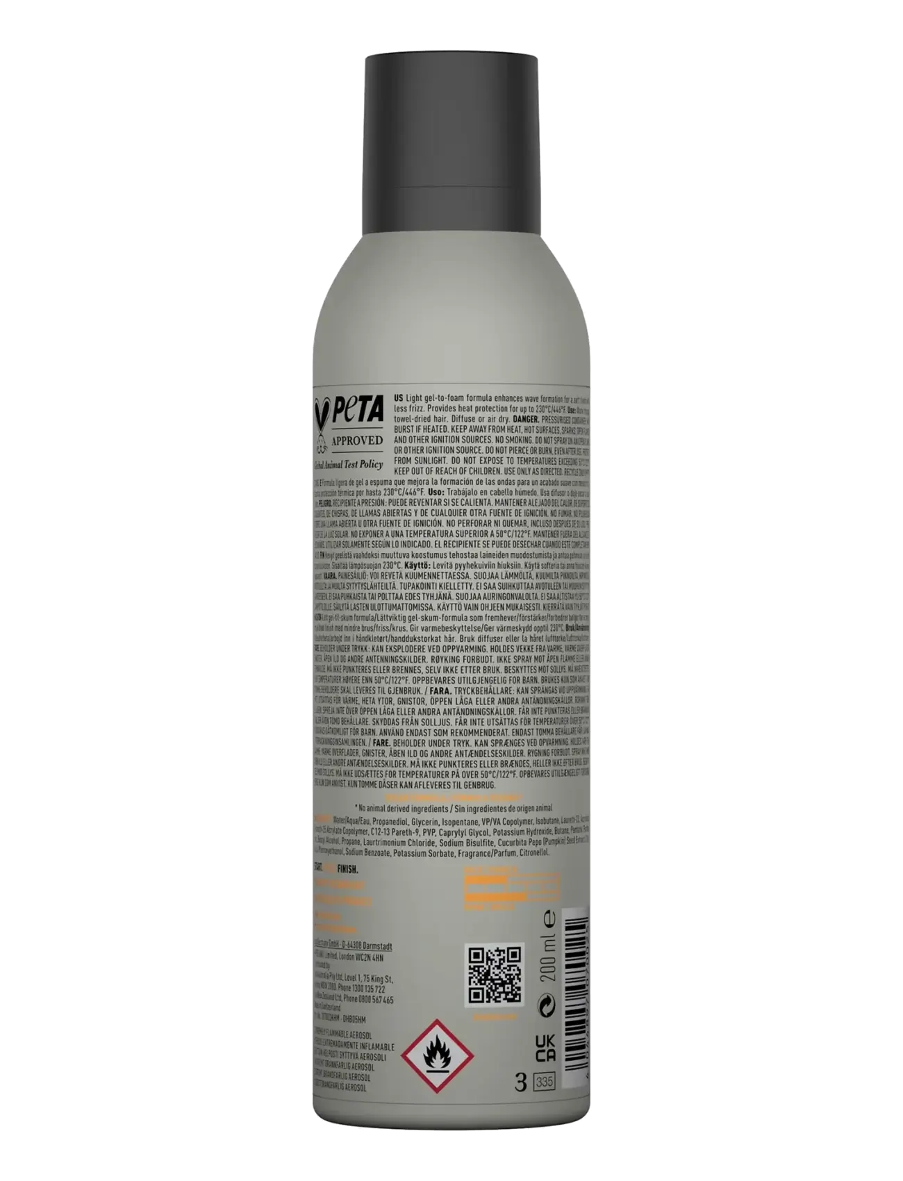 KMS Hair - Curlup Wave Foam - hårmousser - clear - 2