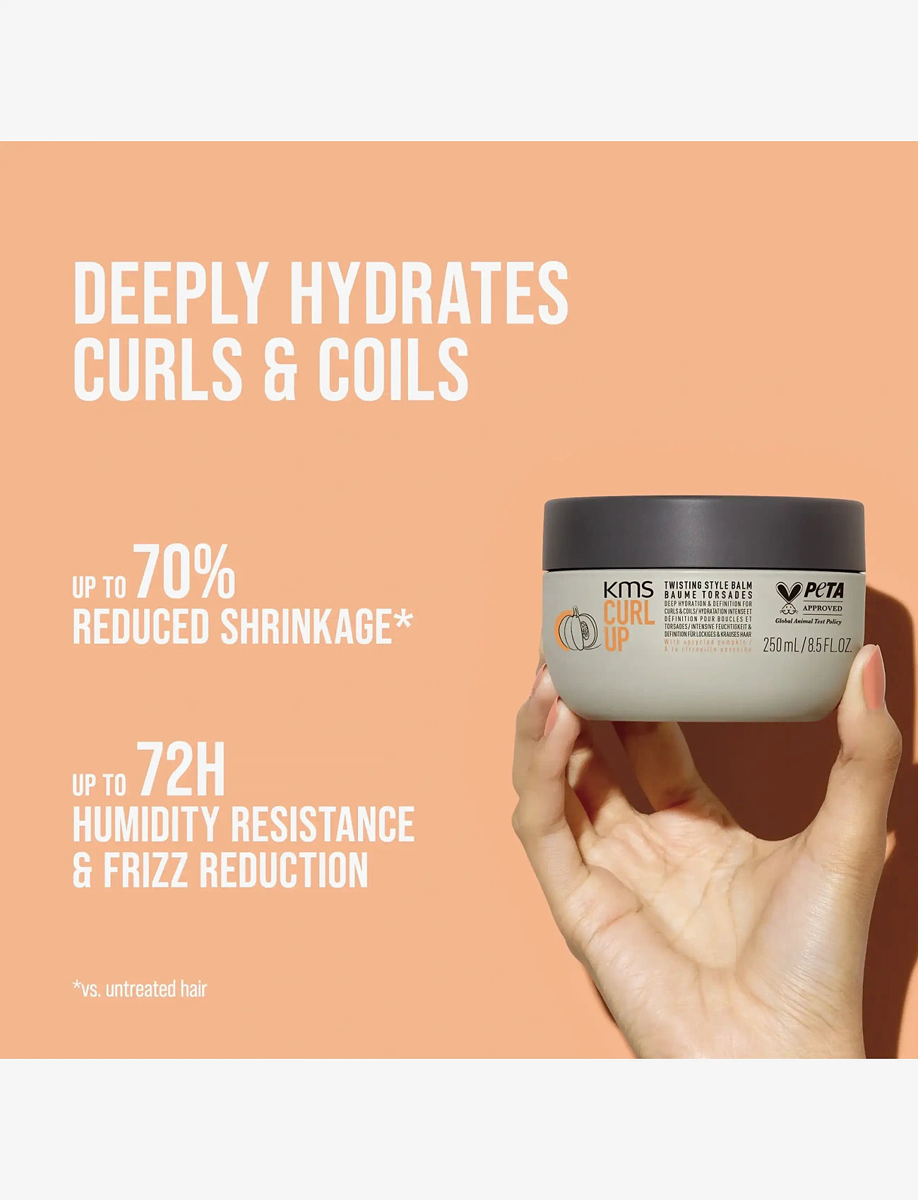 KMS Hair - Curlup Twisting Style Balm - cream - clear - 5