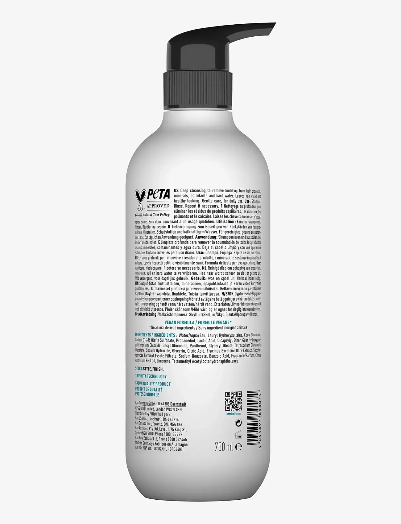 KMS Hair - Headremedy Deep Cleanse Shampoo - hårpleje - clear - 2