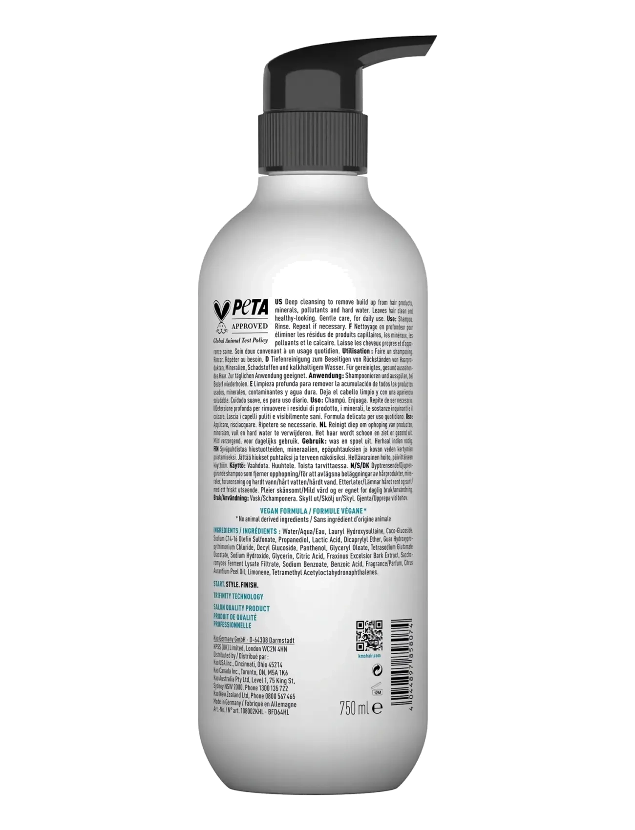 KMS Hair - Headremedy Deep Cleanse Shampoo - hårpleje - clear - 3
