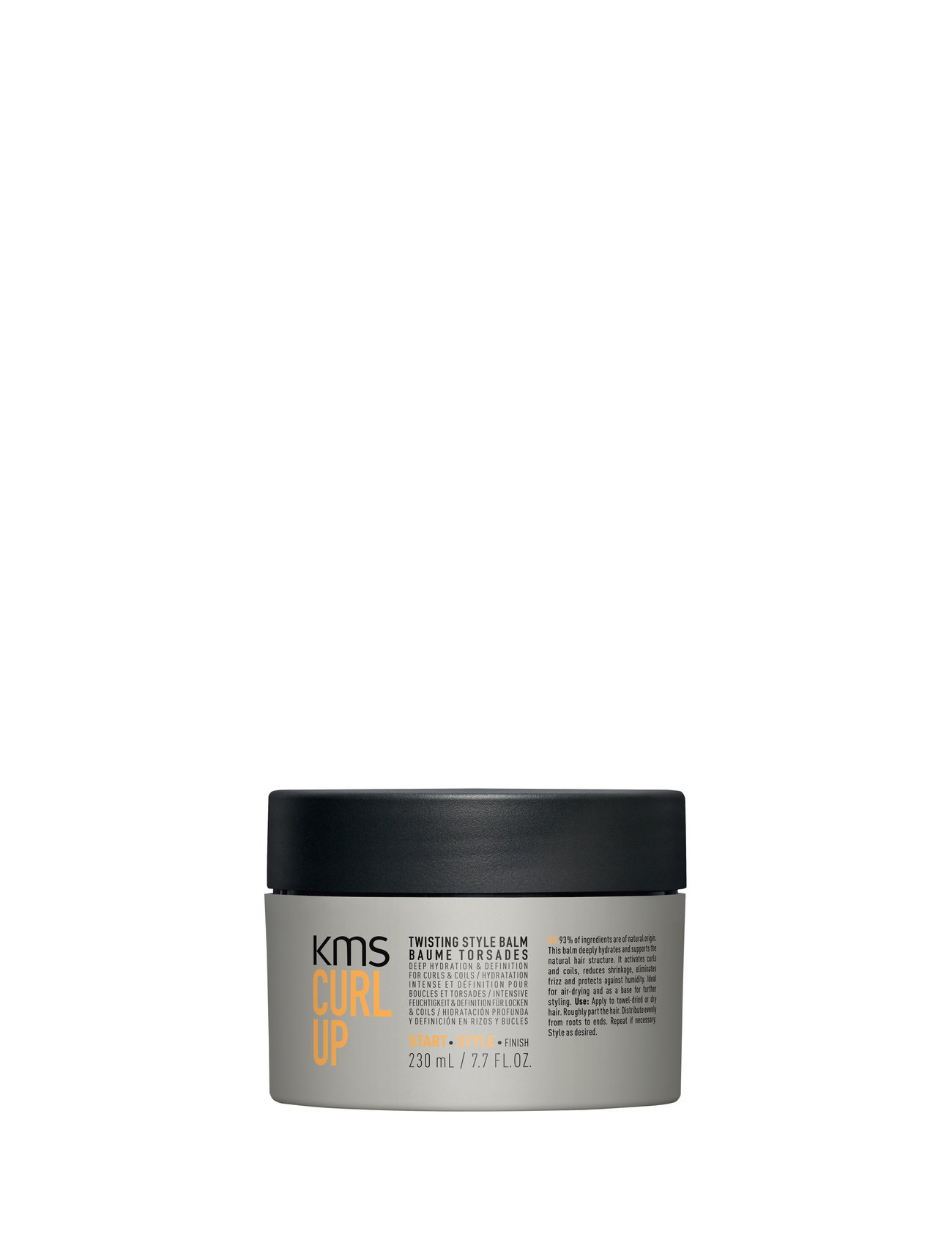 KMS Hair - CURLUP Twisting Style Balm 230ml - hiusvoiteet - clear - 1