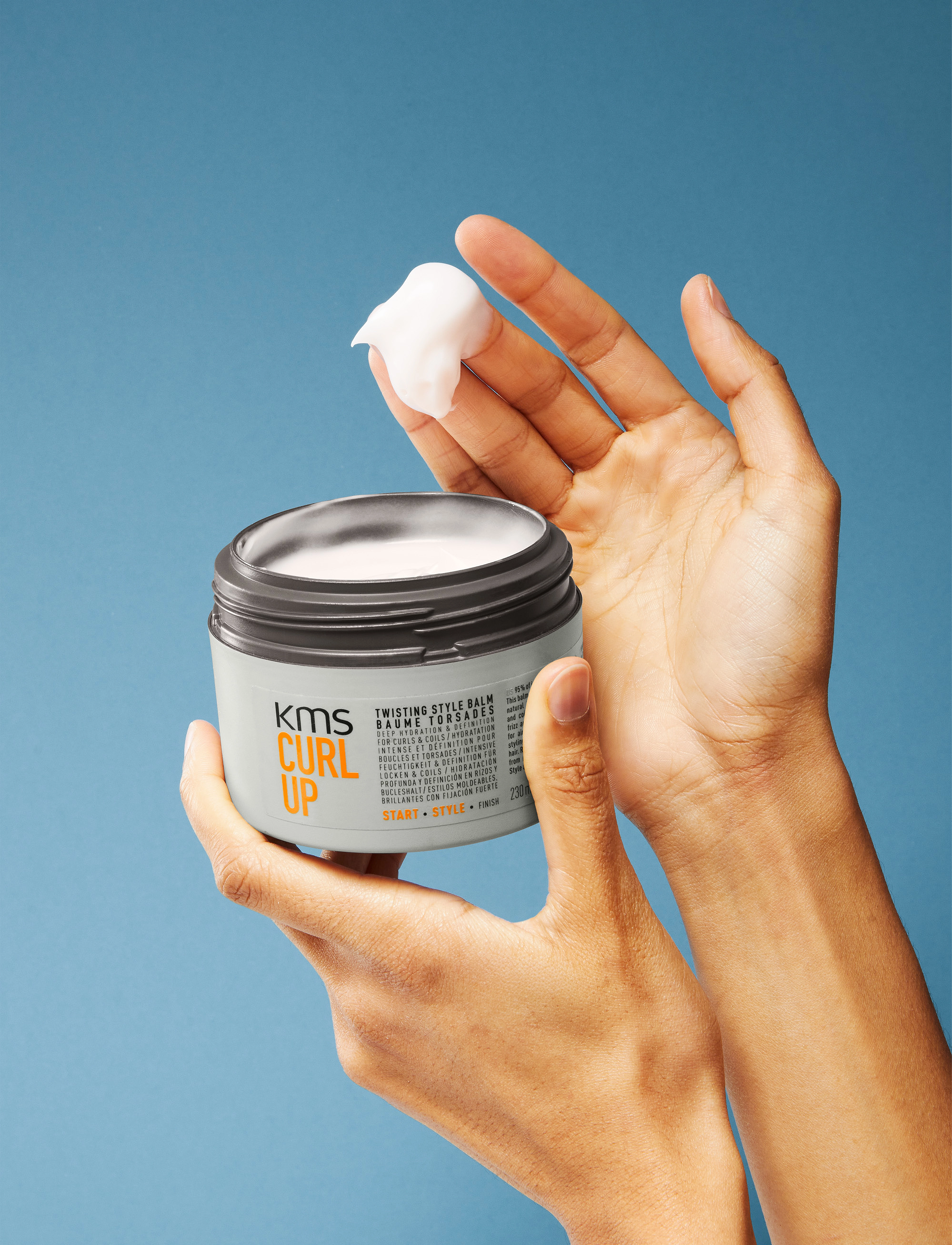 KMS Hair - CURLUP Twisting Style Balm 230ml - cream - clear - 3