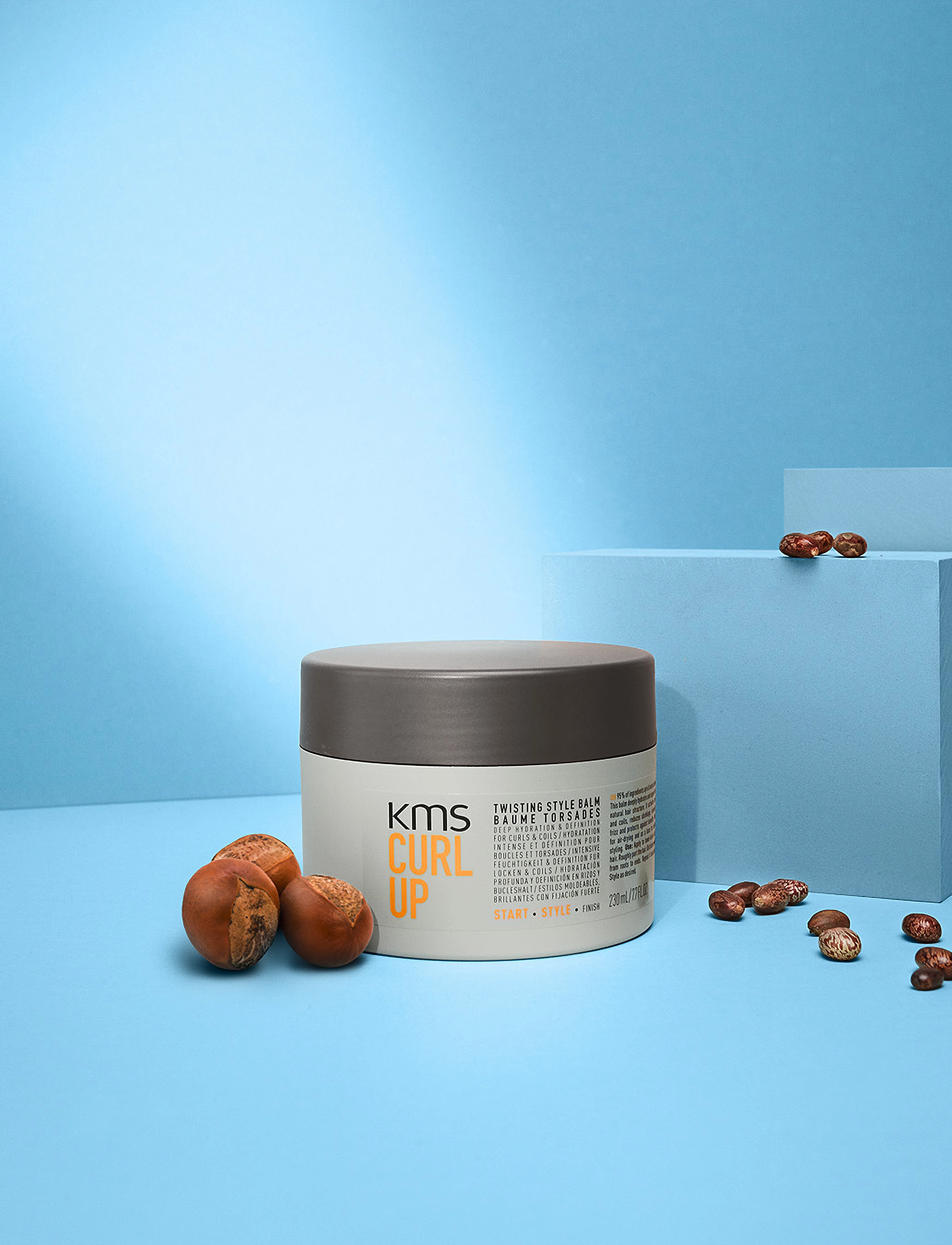KMS Hair - CURLUP Twisting Style Balm 230ml - cream - clear - 4