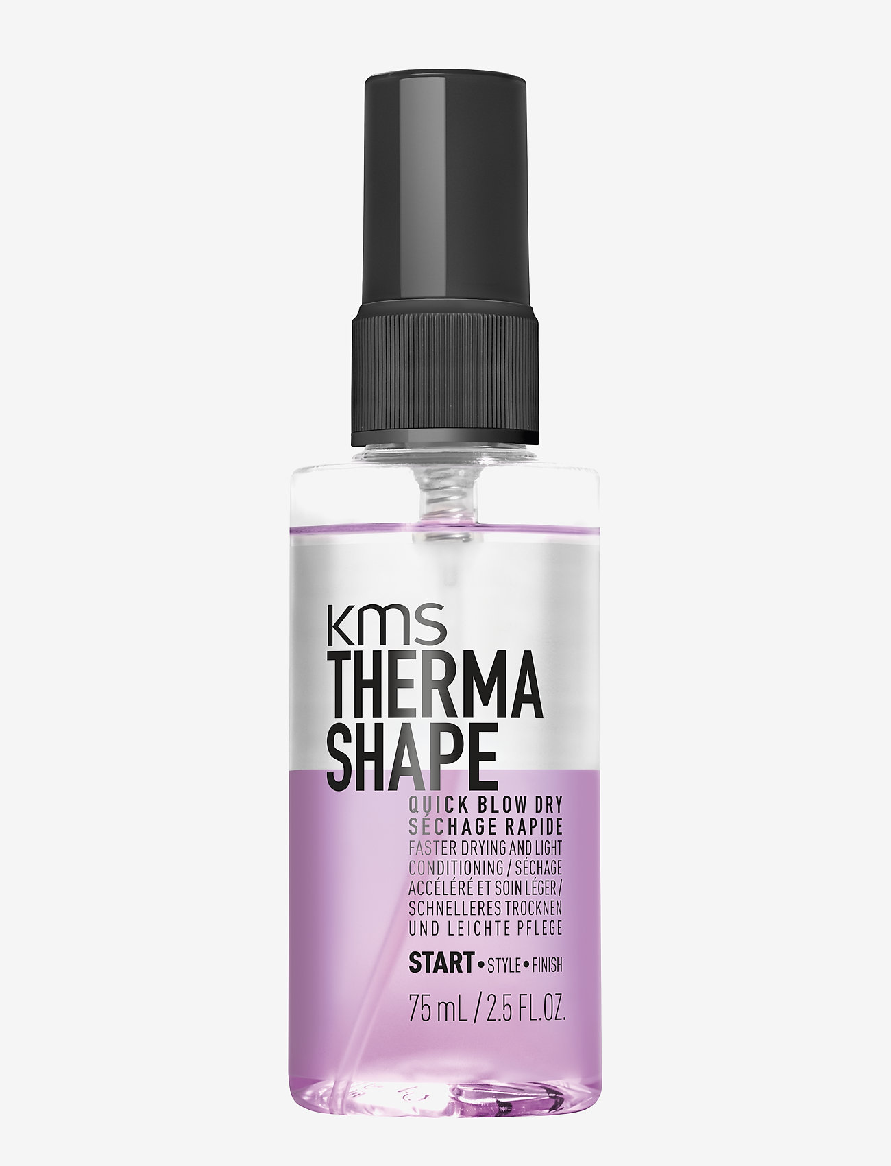 KMS Hair - THERMA SHAPE Quick Blow Dry 75ml - summer hair - clear - 0