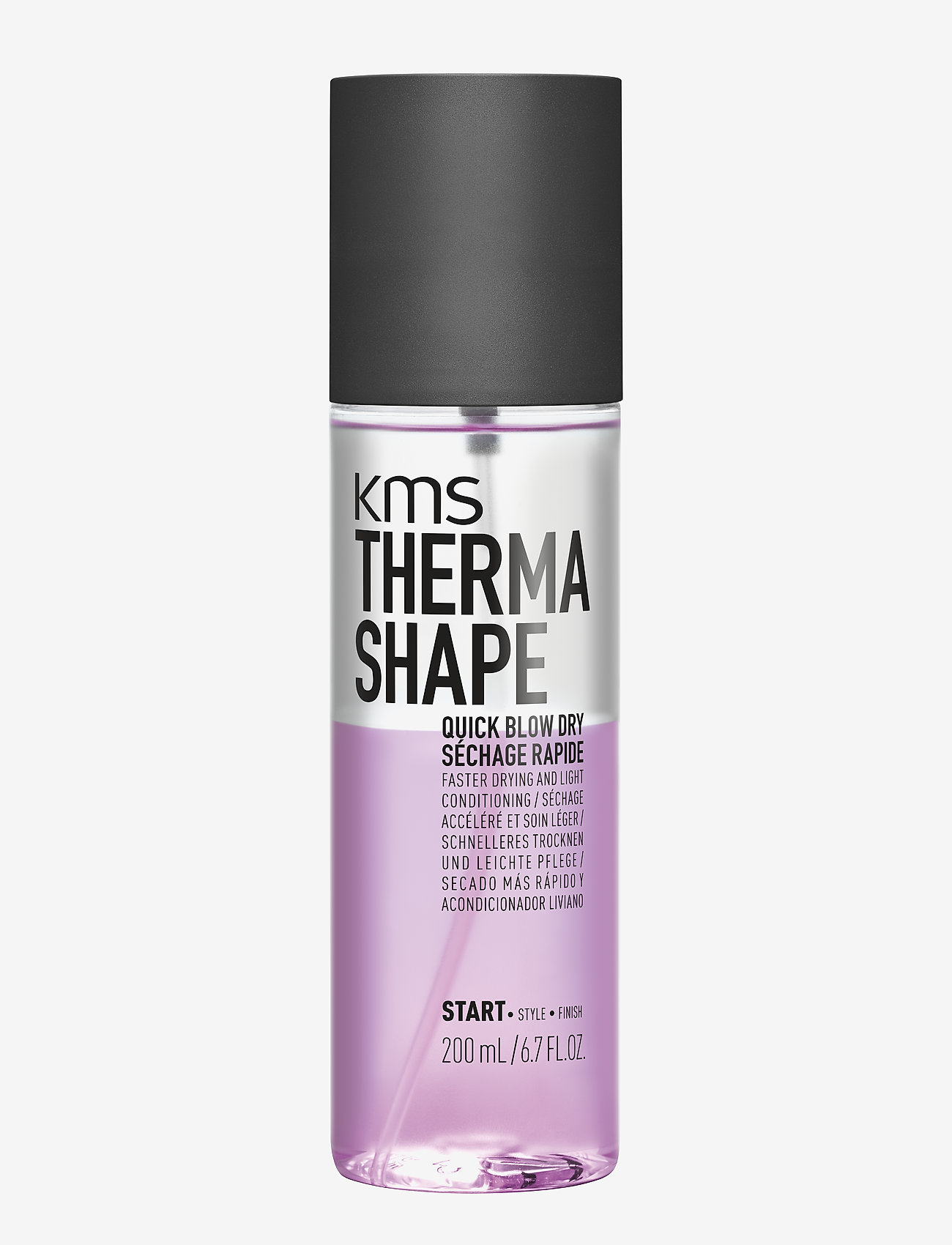 KMS Hair - THERMA SHAPE Quick Blow Dry 200ml - hiustuotteet - clear - 1