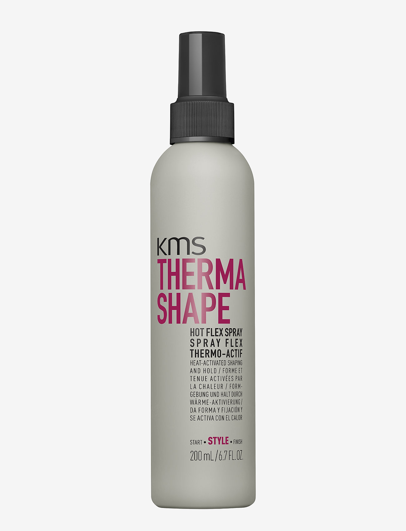 KMS Hair - THERMA SHAPE Hot Flex Spray 200ml - hårspray - clear - 0