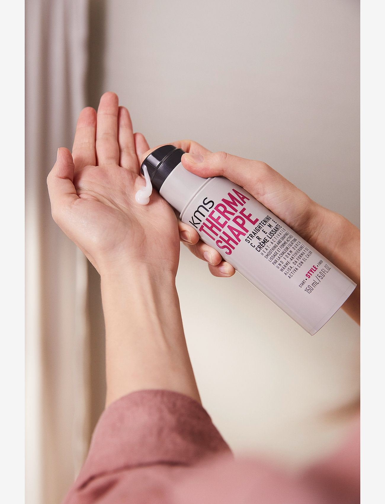 KMS Hair - Therma Shape Straightening Creme - cream - clear - 3