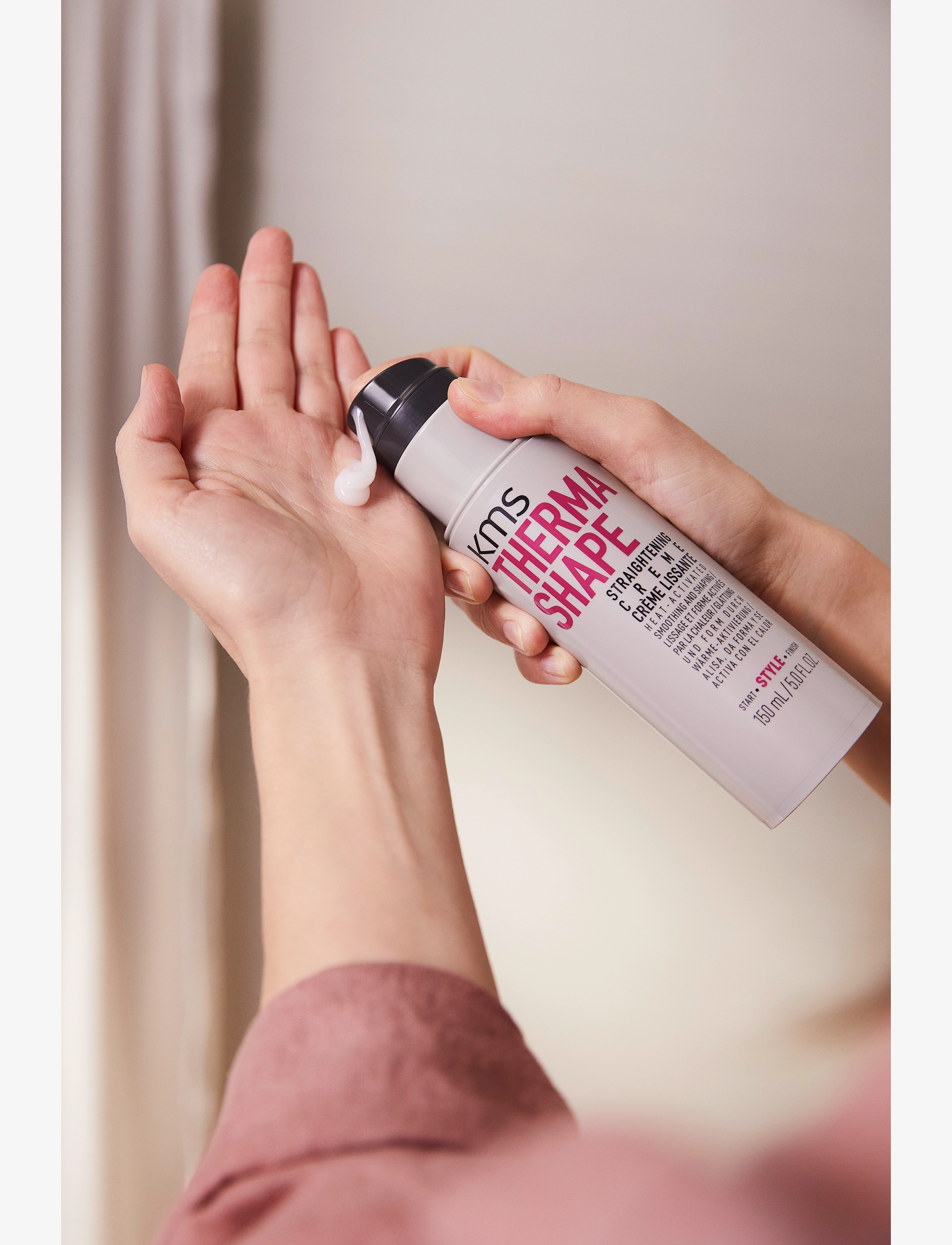 KMS Hair - THERMA SHAPE Straightening Creme 150ml - hárkrem - clear - 3