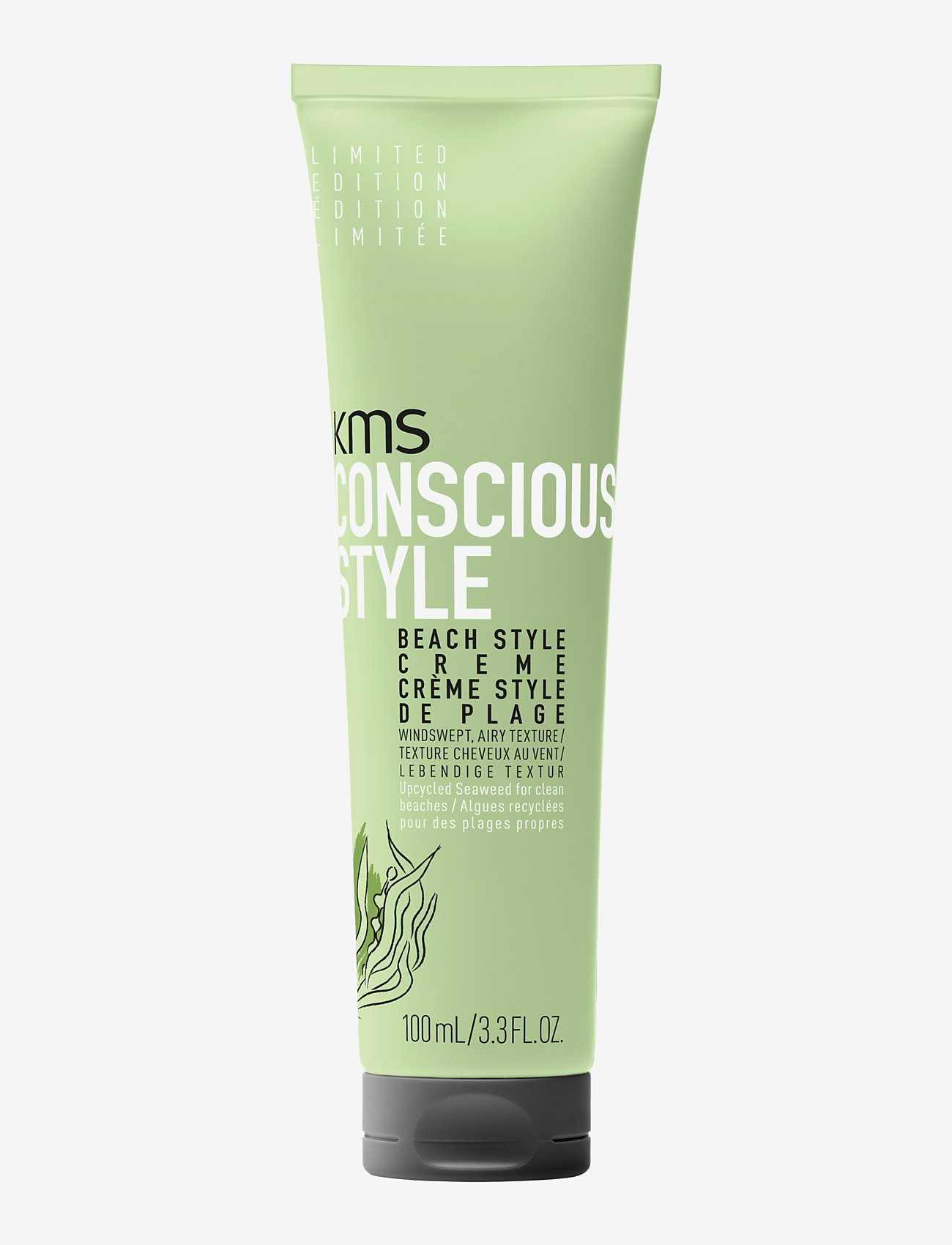 KMS Hair - KMS ConciousStyle Beach Style Creme 100ml - cream - clear - 0